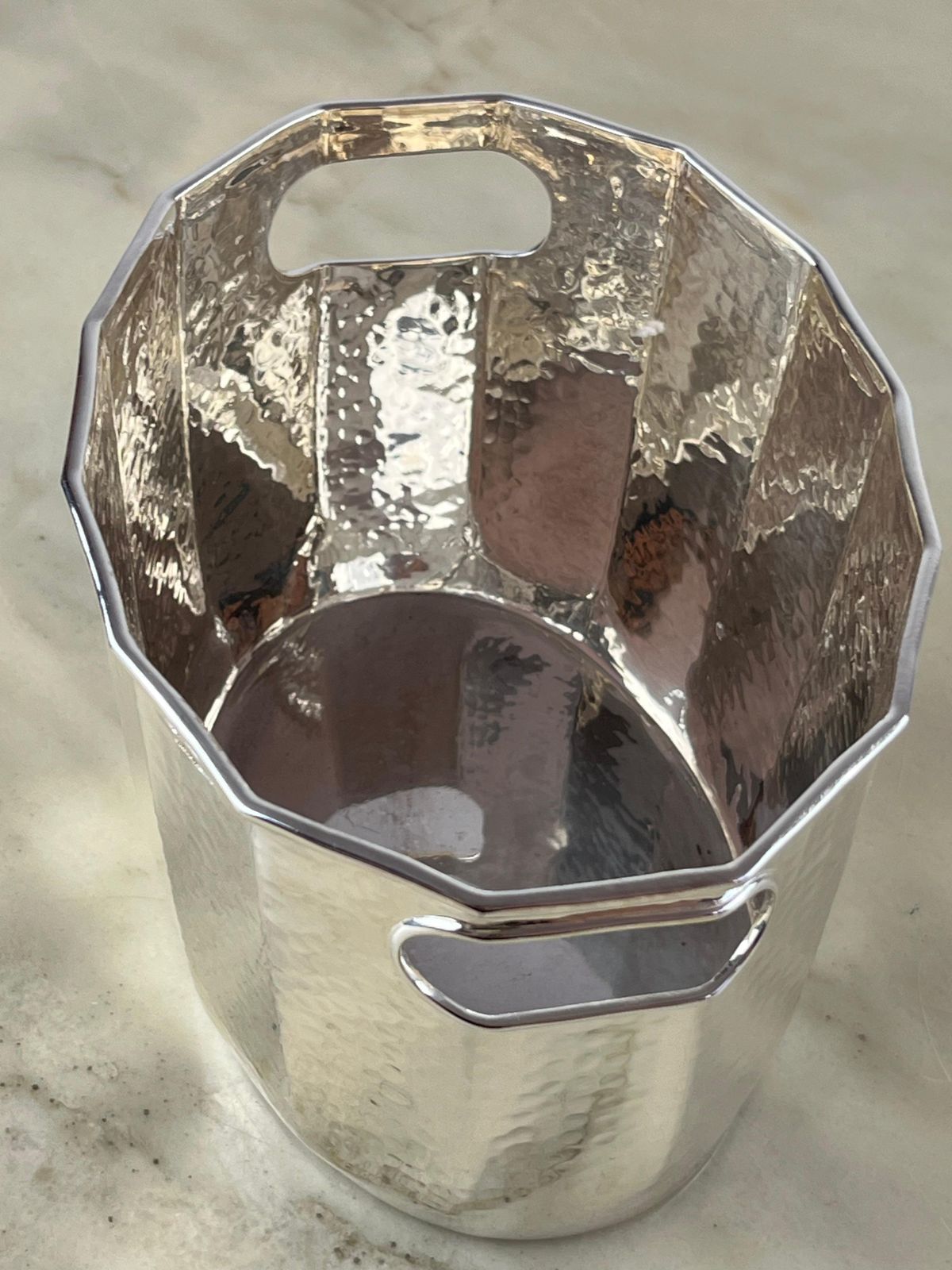 Silver Plated Ice Bucket By Cassetti, Made In Italy, 1980s photo Home Decor