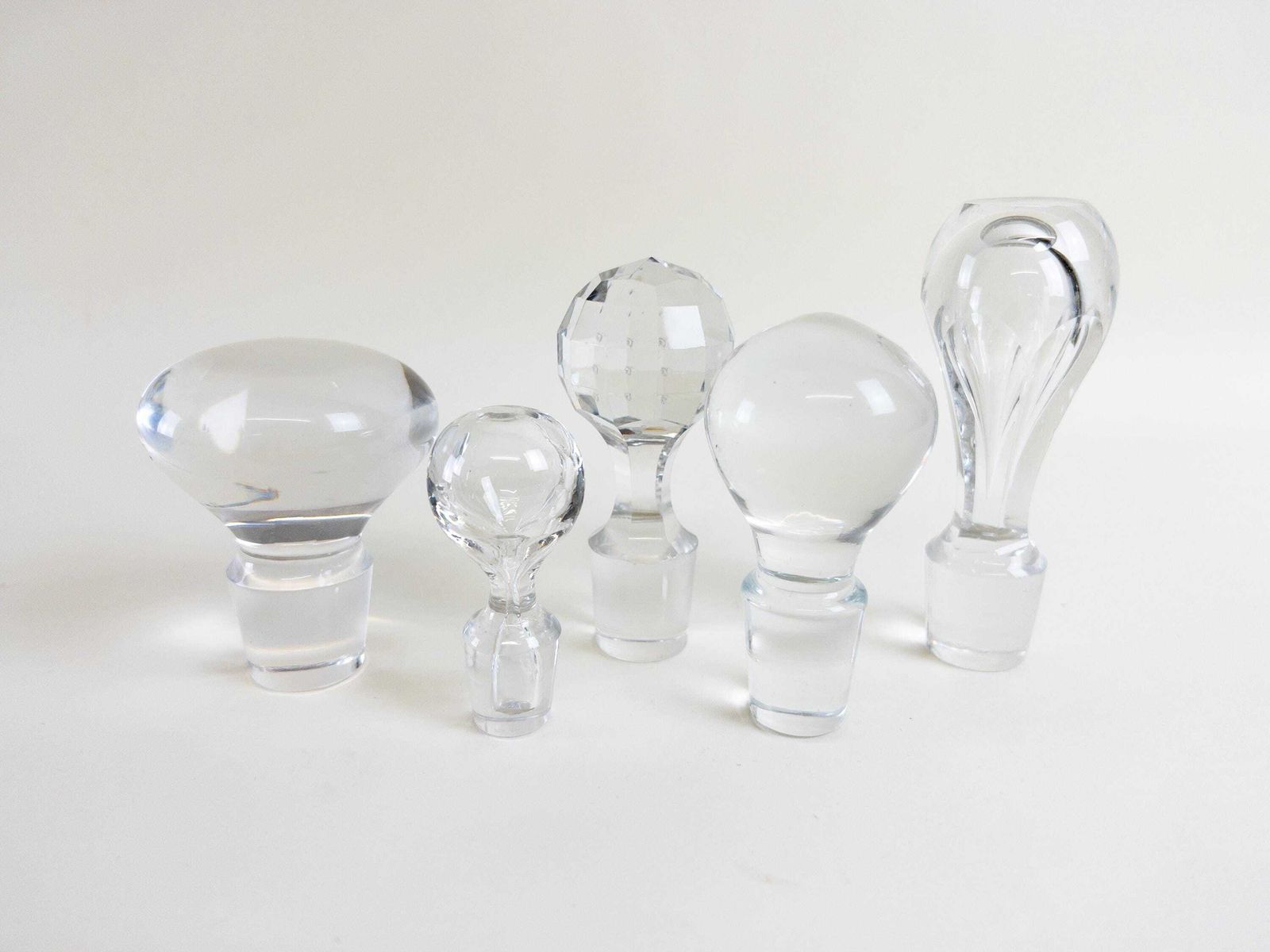 Vintage Glass Wine Stoppers 5 Glass Wine Stoppers photo furniture