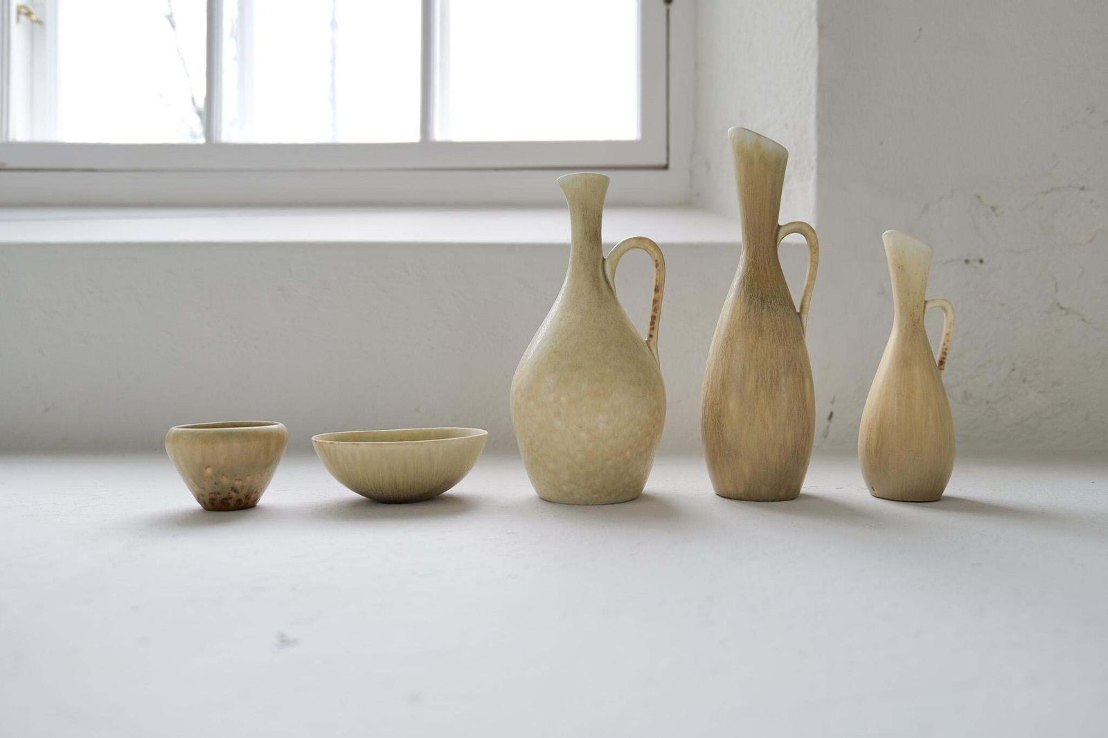 photo furniture Midcentury Modern Groupe Of 5 Vessels Rörstrand Sweden 1950