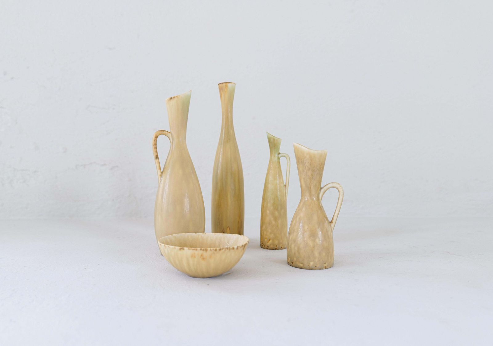 Midcentury Modern Groupe Of 5 Vessels Rörstrand Sweden 1950 photo buy
