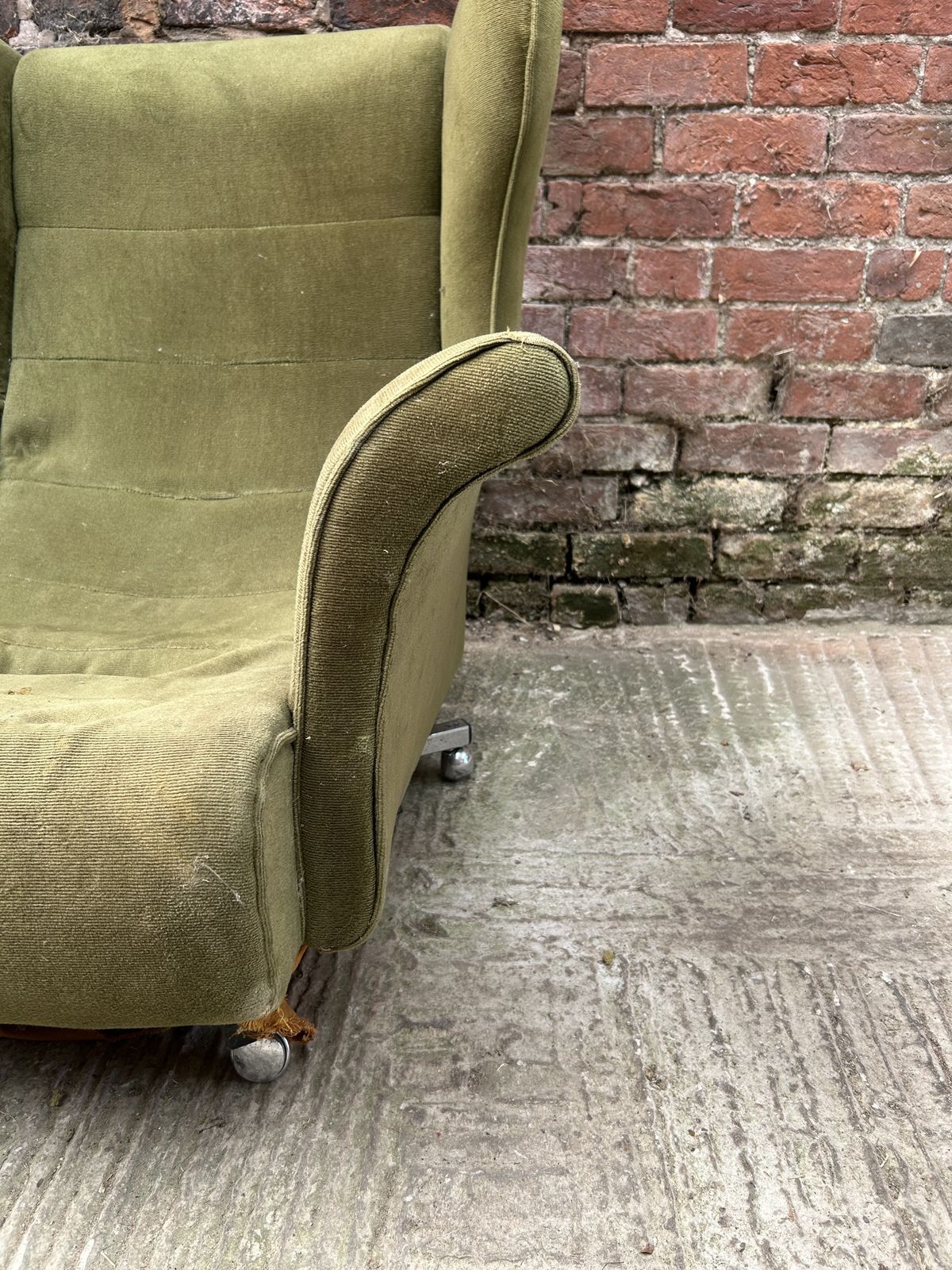 Restoration Project 1970s Retro Articulated Swivel Chair On Wheels photo 295.0