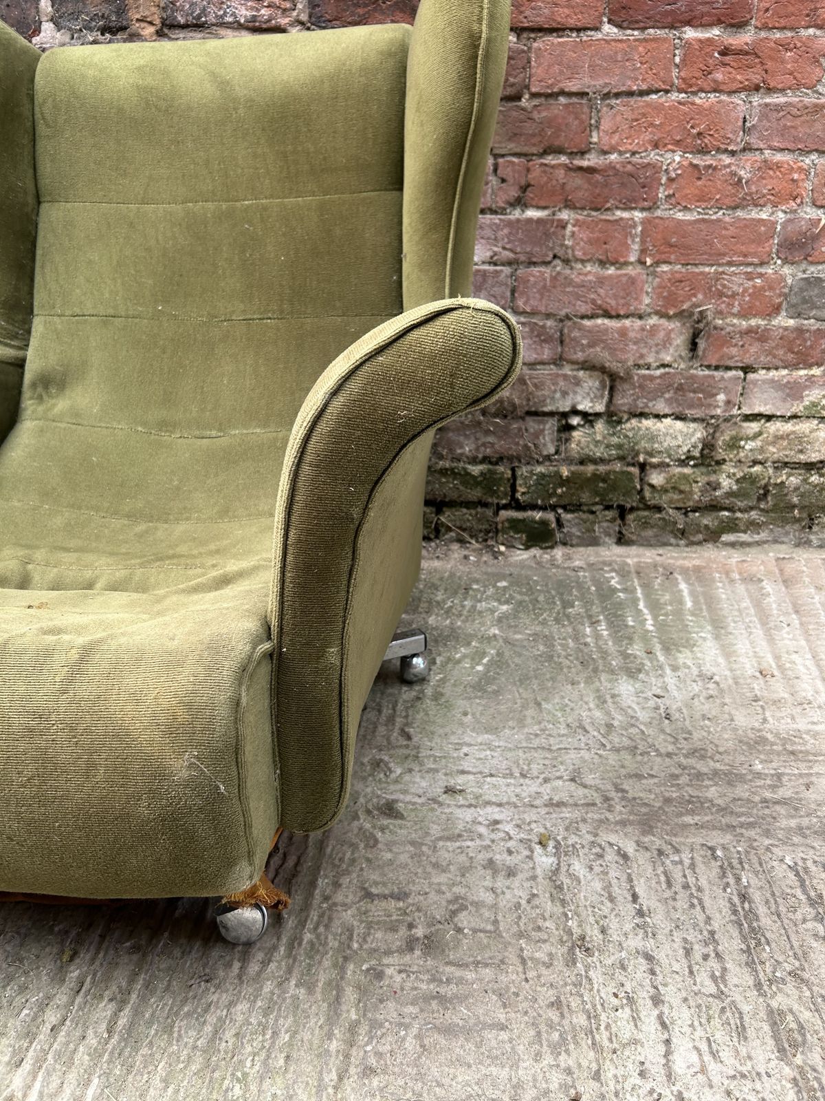 photo furniture Restoration Project 1970s Retro Articulated Swivel Chair On Wheels