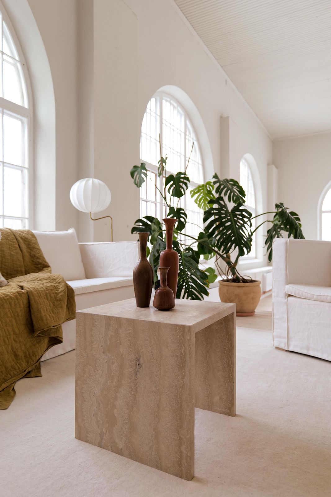 Midcentury Modern Groupe Of 3 Earthy Vases Rörstrand By Gunnar Nylund, Sweden photo furniture