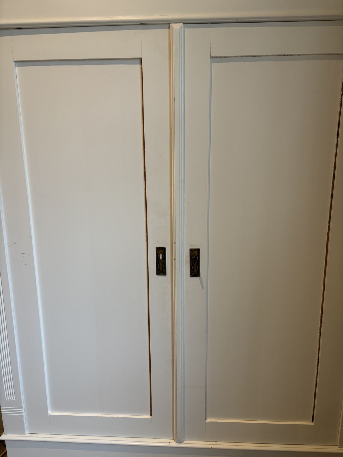 Elegant 19th Century Painted Biedermeier Style Wardrobe photo buy