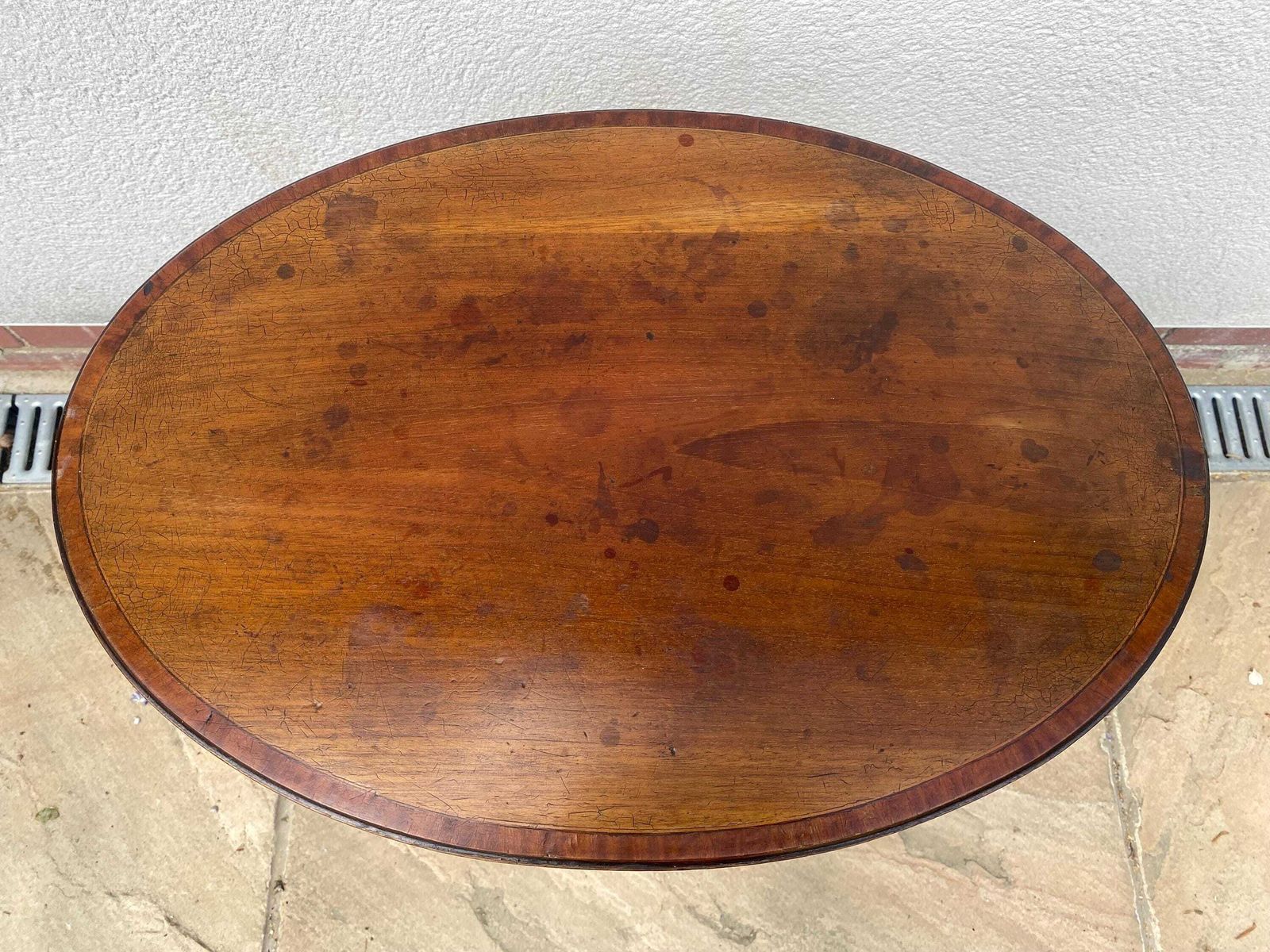 photo for sale Antique Edwardian Hall Table / End Table / Side Table / Lamp Table / Plant Stand