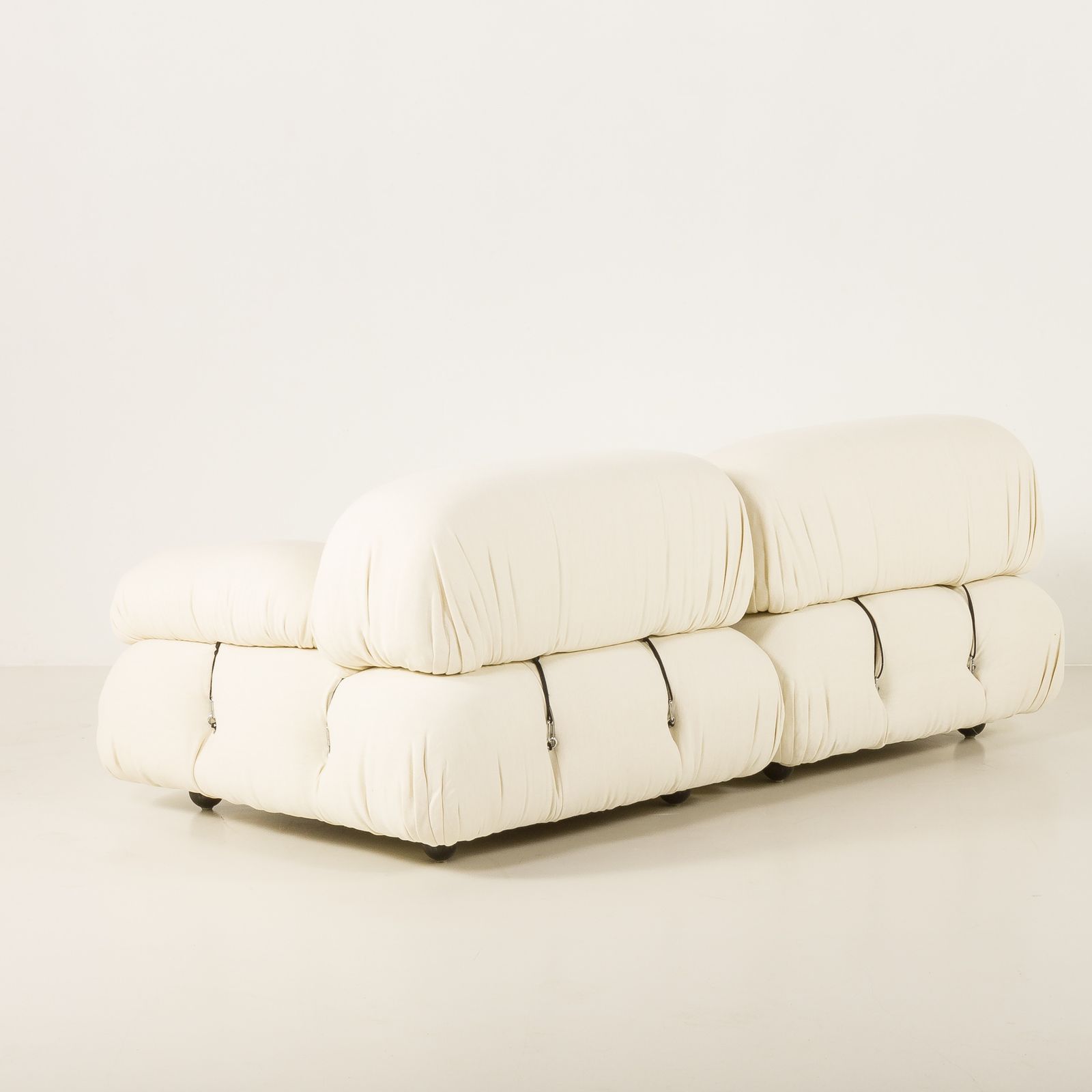 Camaleonda Sofa By Mario Bellini Renovated In Linen Upholstery By Franco Fabri, Italian Mid Century Modern, 1970s photo vintage