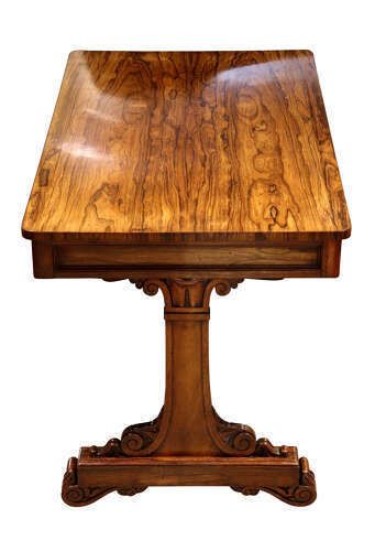 photo furniture Rosewood End Table, 1800s, Antique