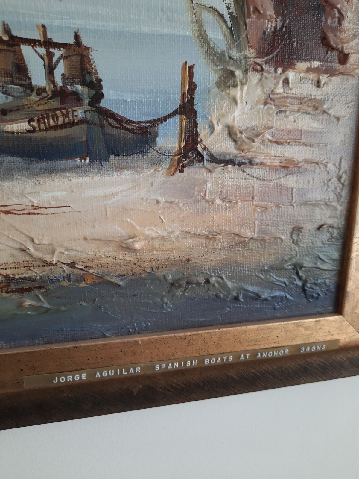 Oil Painting By Jorge Aguilar photo for sale