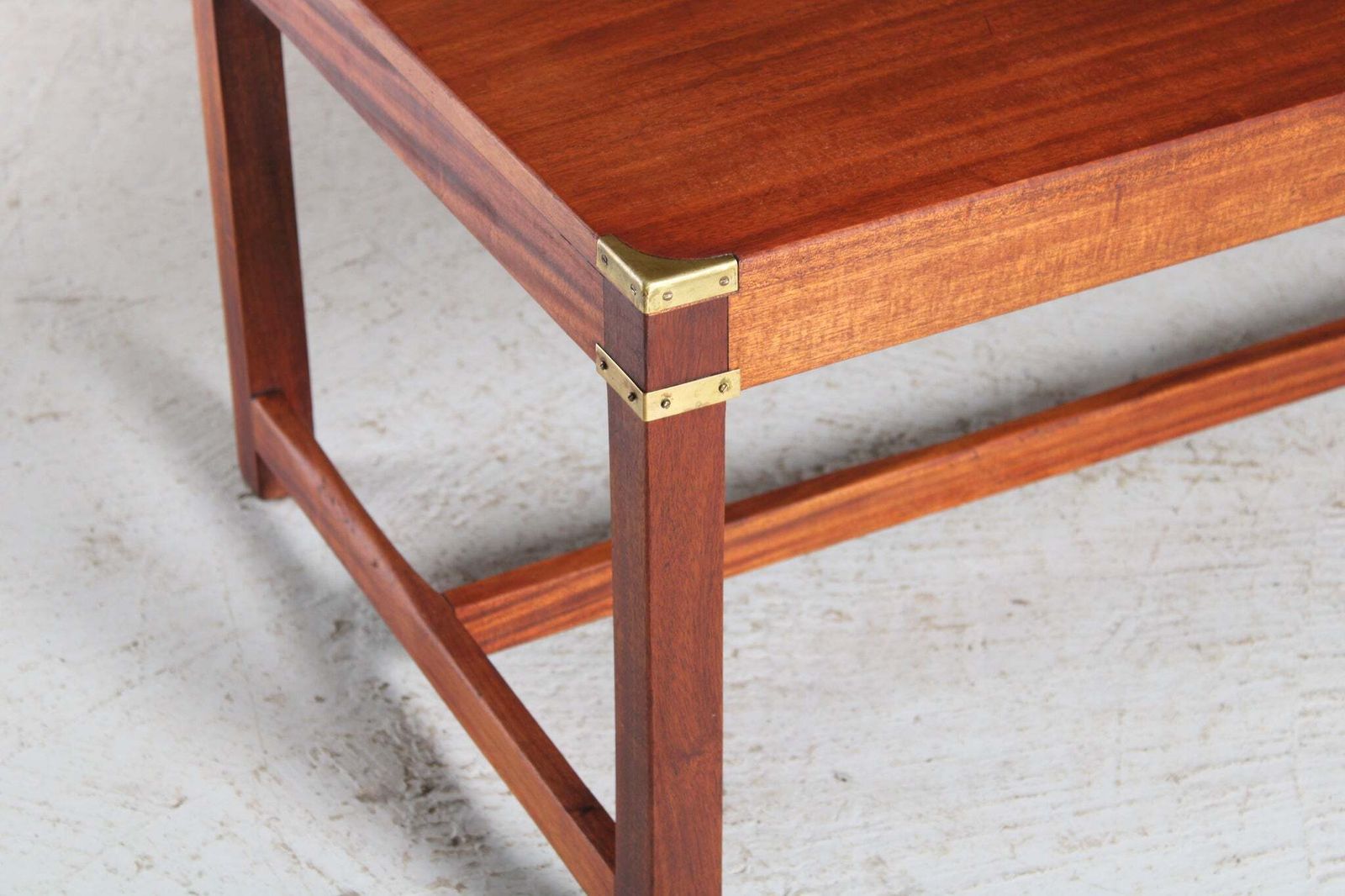 Mid Century Military Campaign Style Coffee Table By Kennedy Furniture For Harrods, Circa 1950s photo Furniture