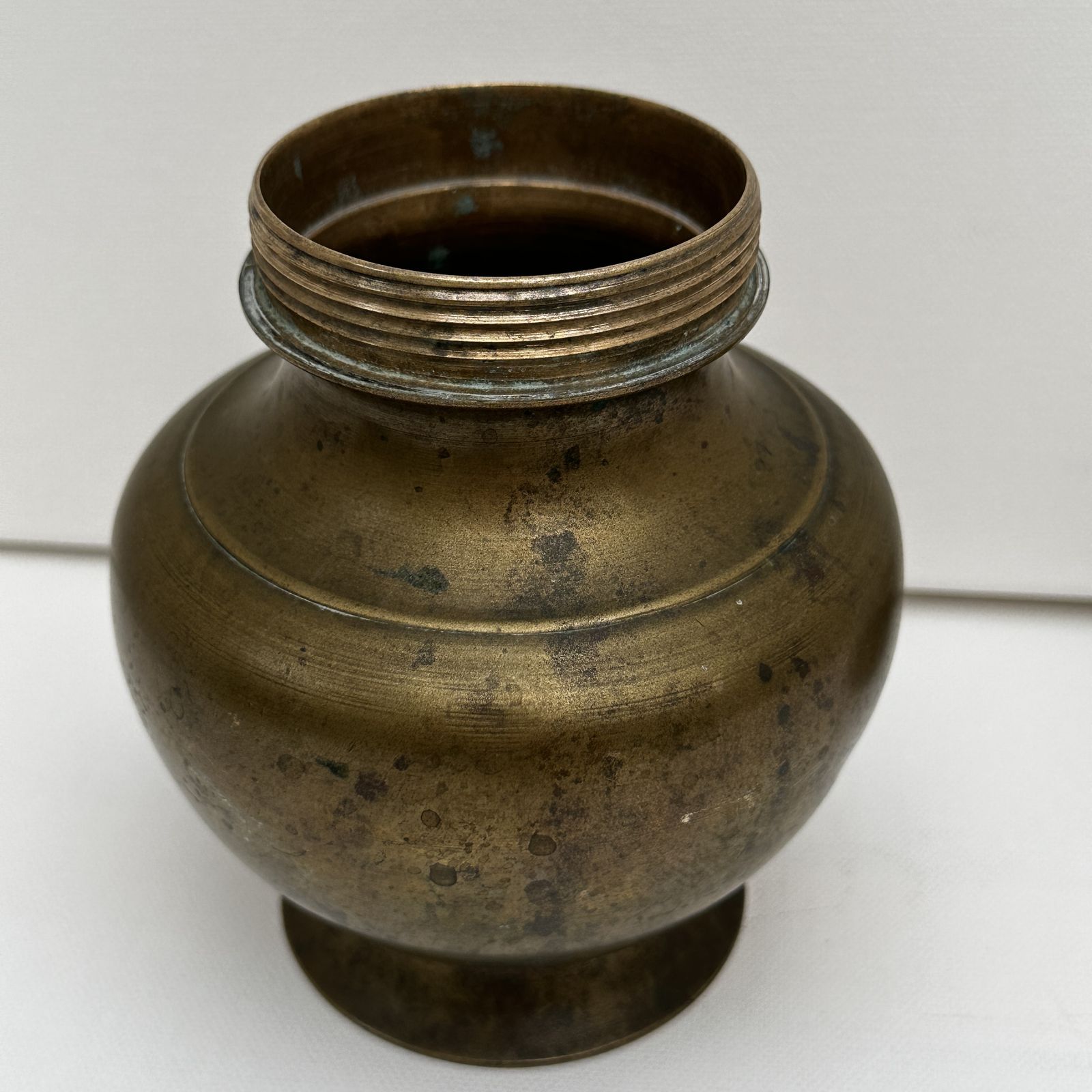 photo buy Antique Religious Brass Copper Holy Water Hinduism Shadu Kamandal Ganga Jal Pot