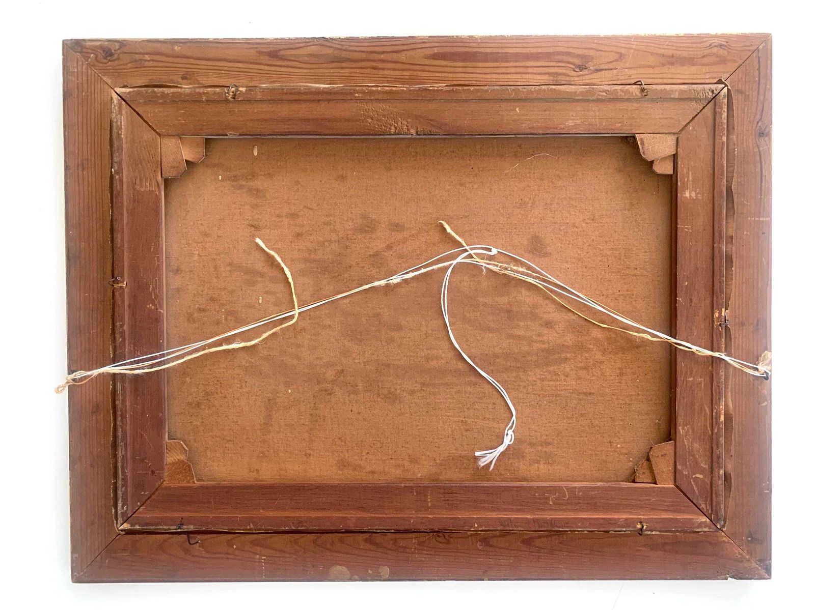 photo furniture Vintage Danish 1940s Mid Century Oil On Canvas Signed Painting By E. Møller With Motive Of A Graceful Countryside House With A Front Yard