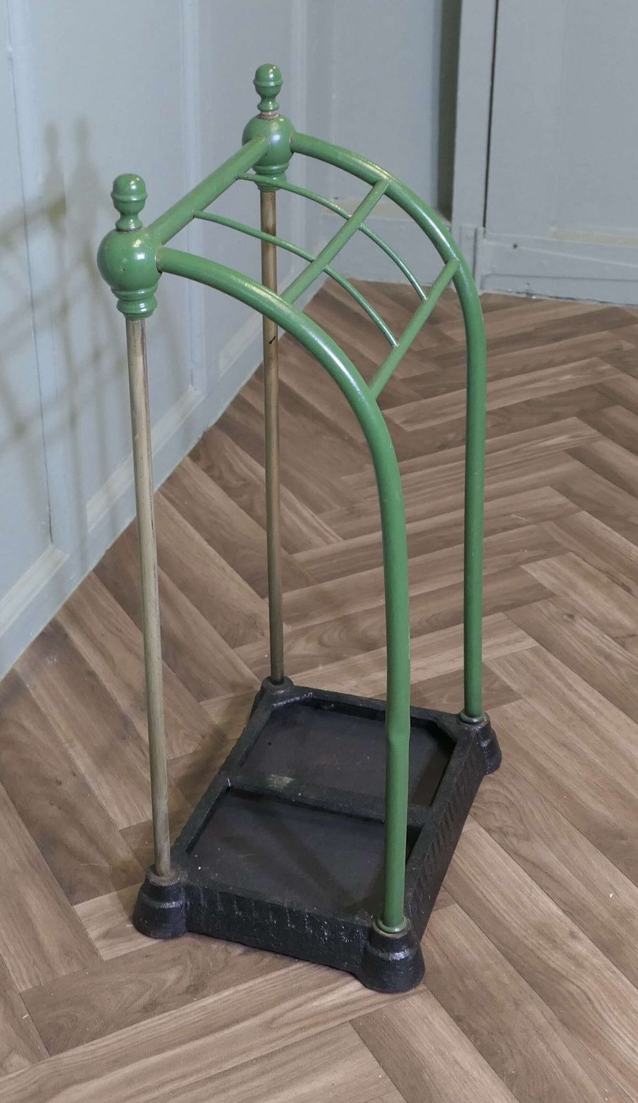 A Victorian Brass And Cast Iron Walking Stick Stand Or Umbrella Stand photo Home Decor