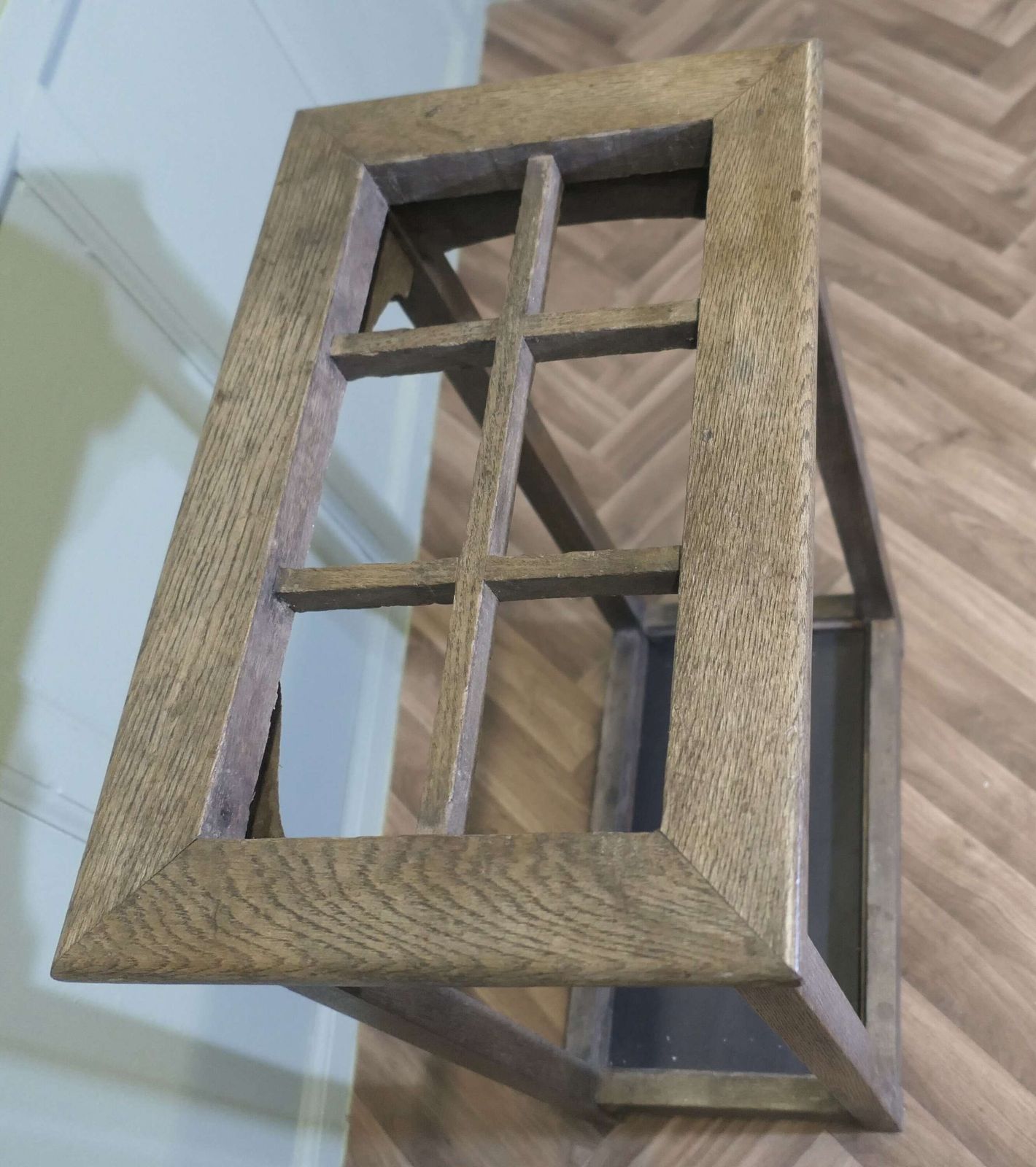 A Good Sturdy Arts And Crafts Oak Stick Or Umbrella Hall Stand photo furniture