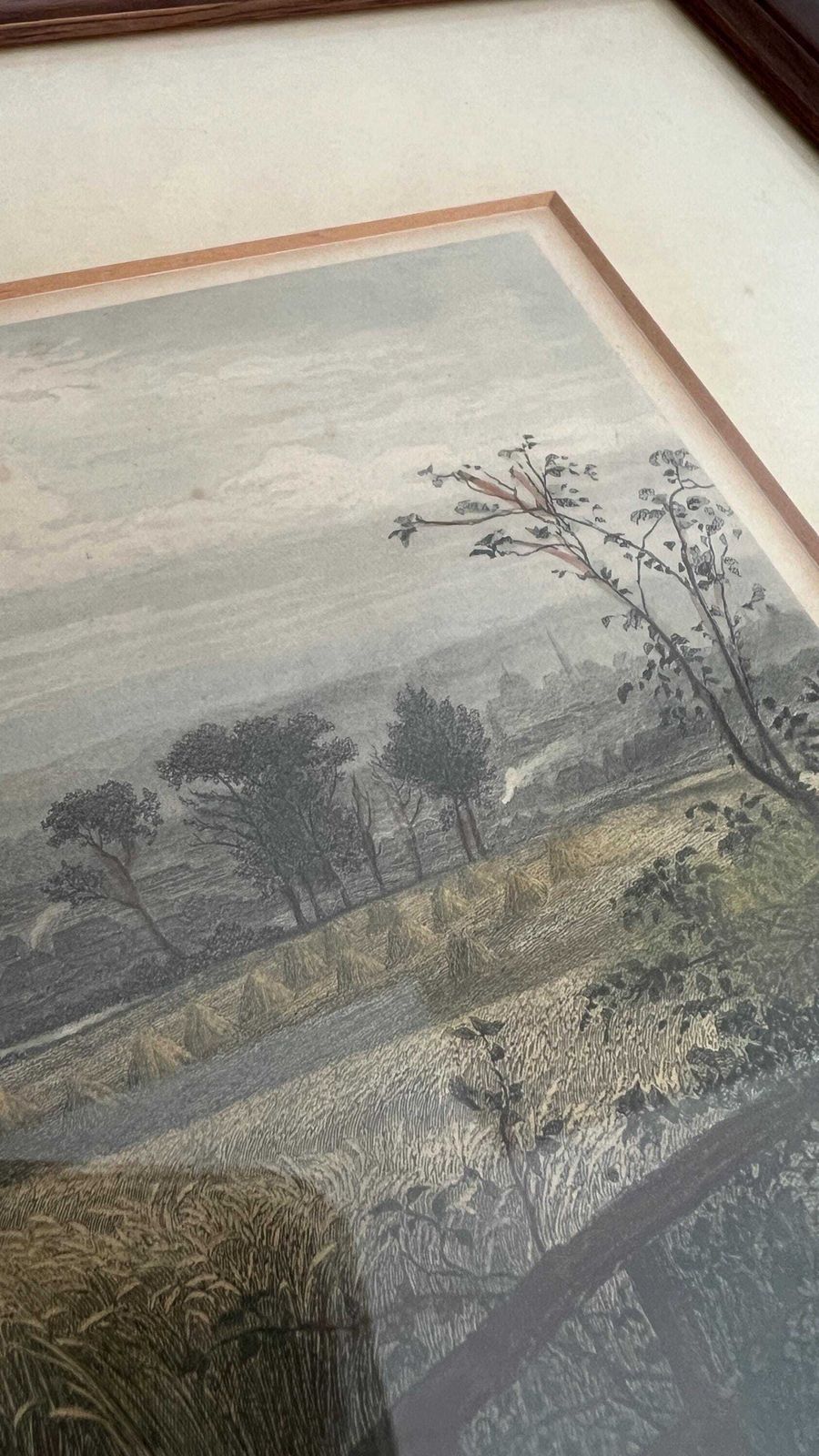 Victorian Framed Engraving Of Canterbury By W. H. J. Boot, Published By Cassell 1878–1898 photo vintage