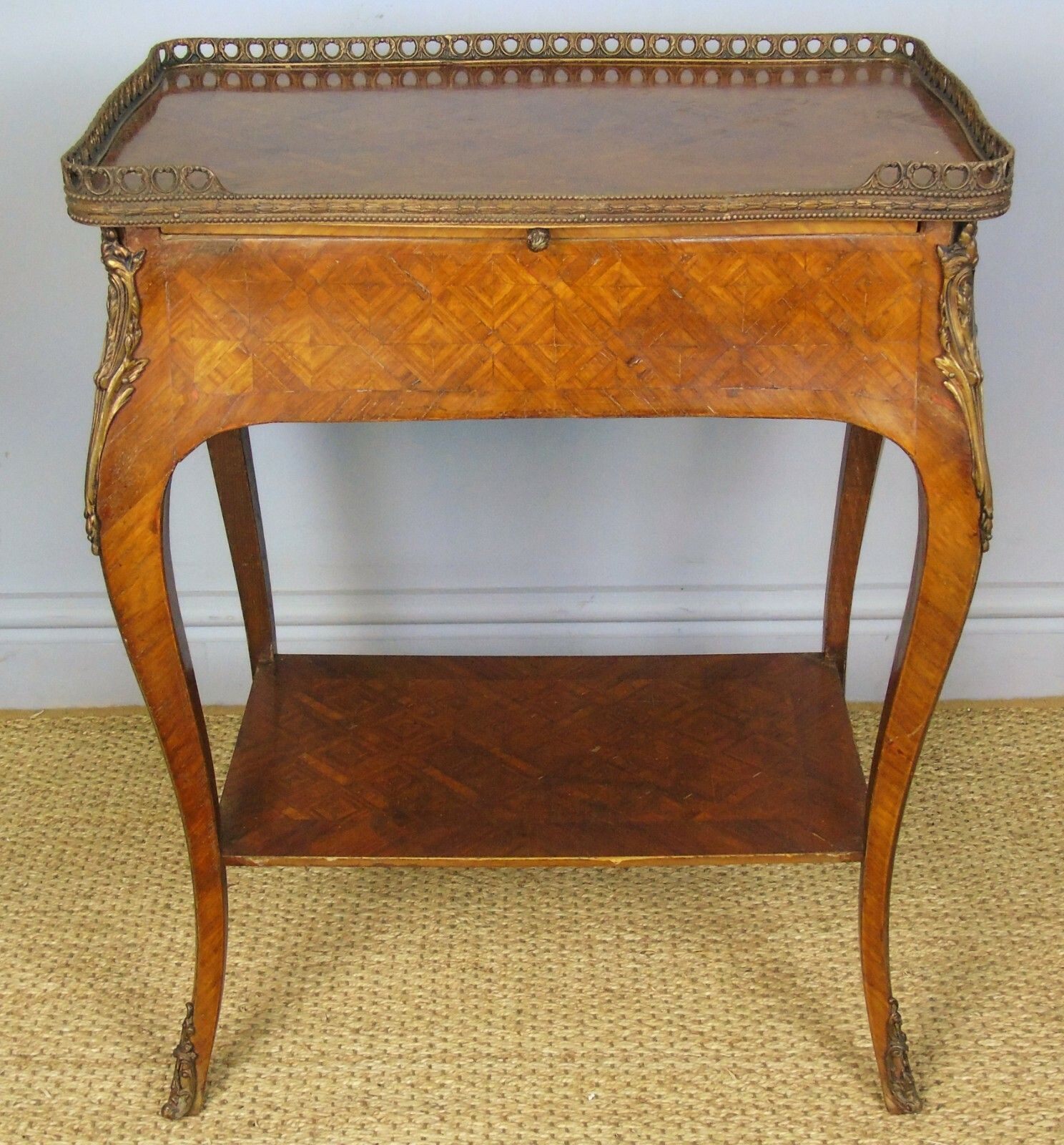 Beautiful 19th Century French Parquetry Table photo for sale