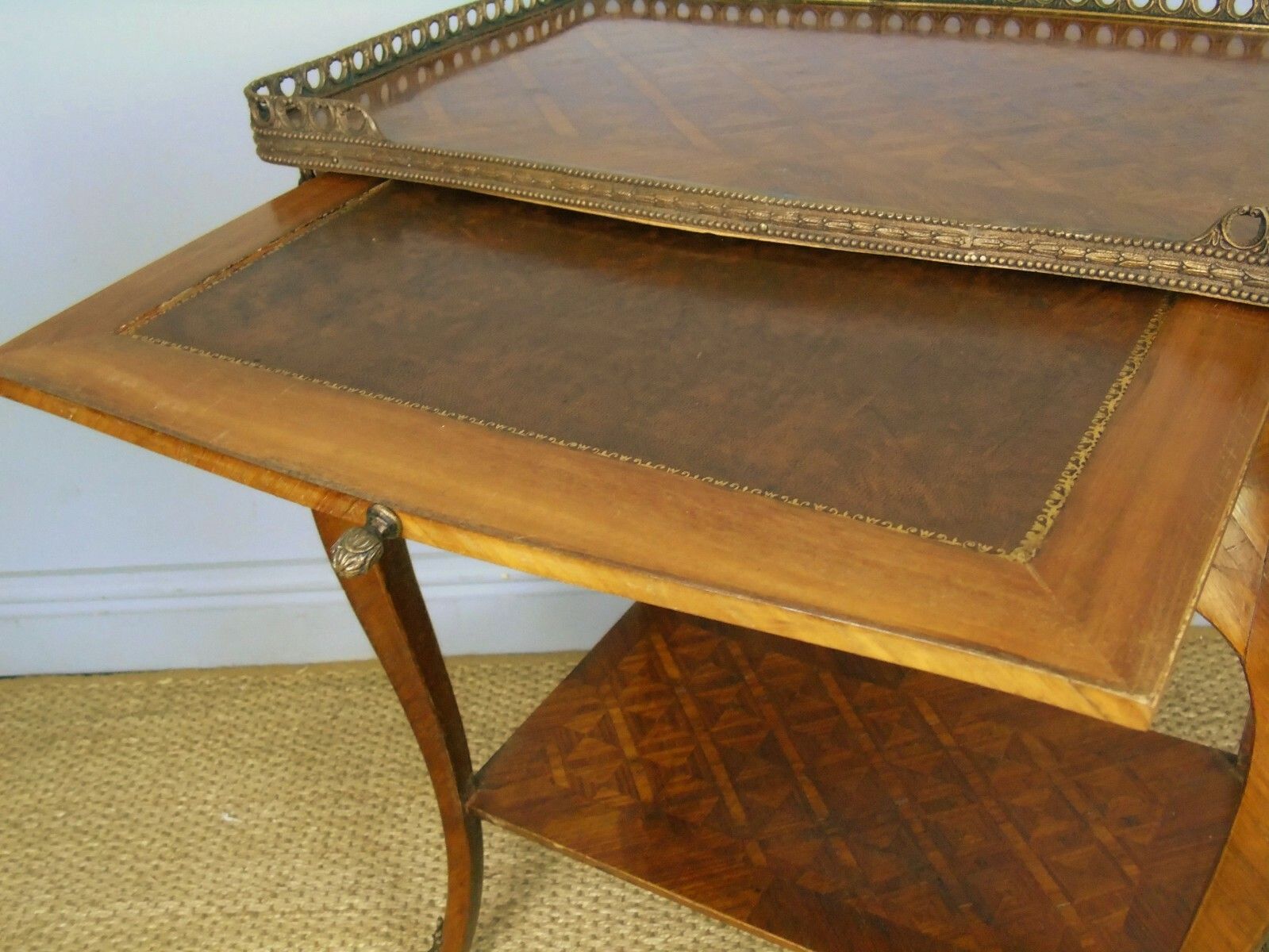Beautiful 19th Century French Parquetry Table photo vinterior