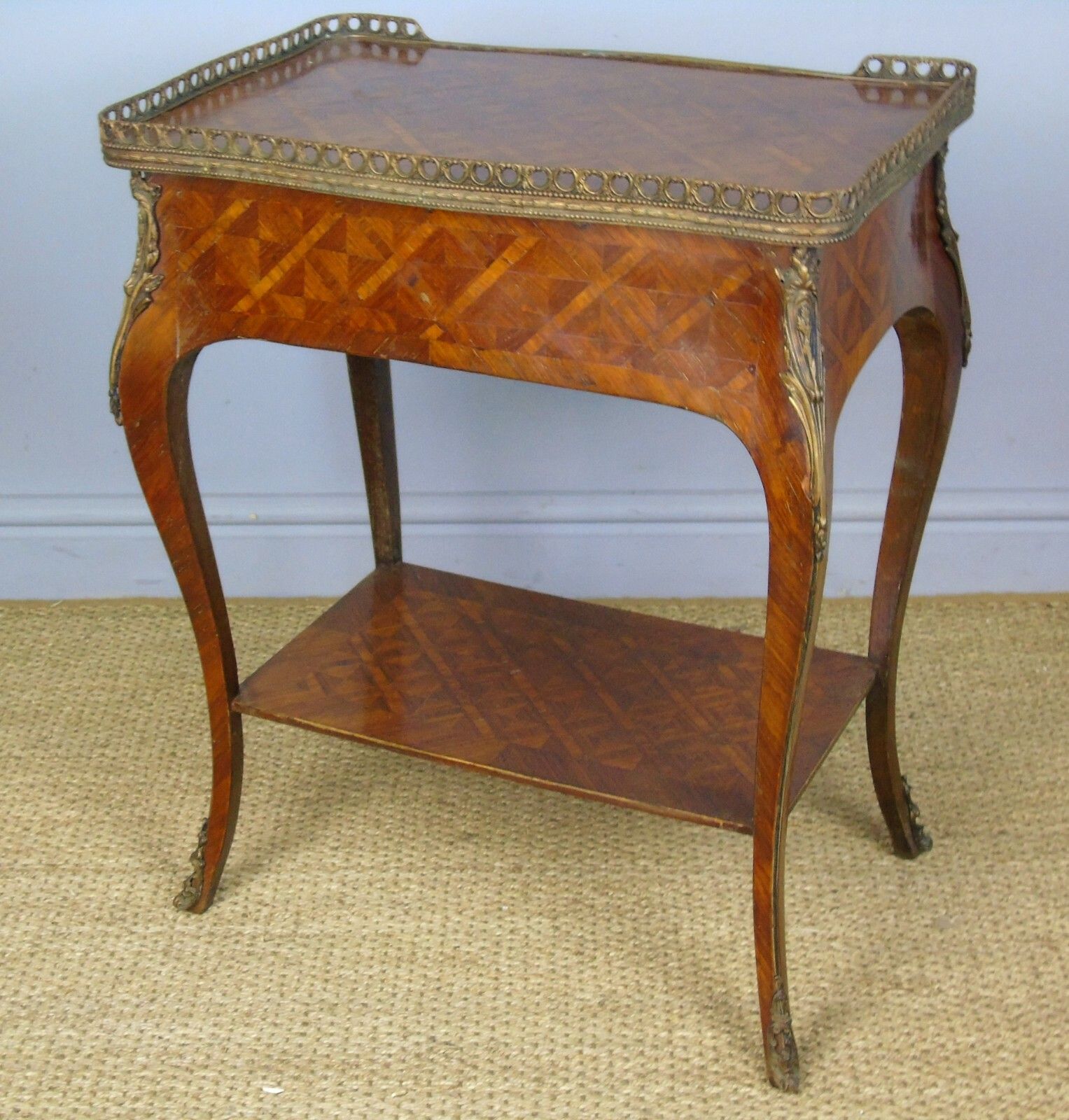 photo for sale Beautiful 19th Century French Parquetry Table