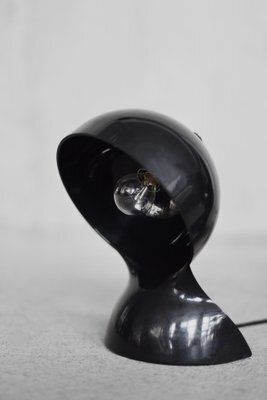 Vintage Modern Black Dalù Table Lamp By Vico Magistretti For Artemide, 1960s, Set Of 2 photo buy