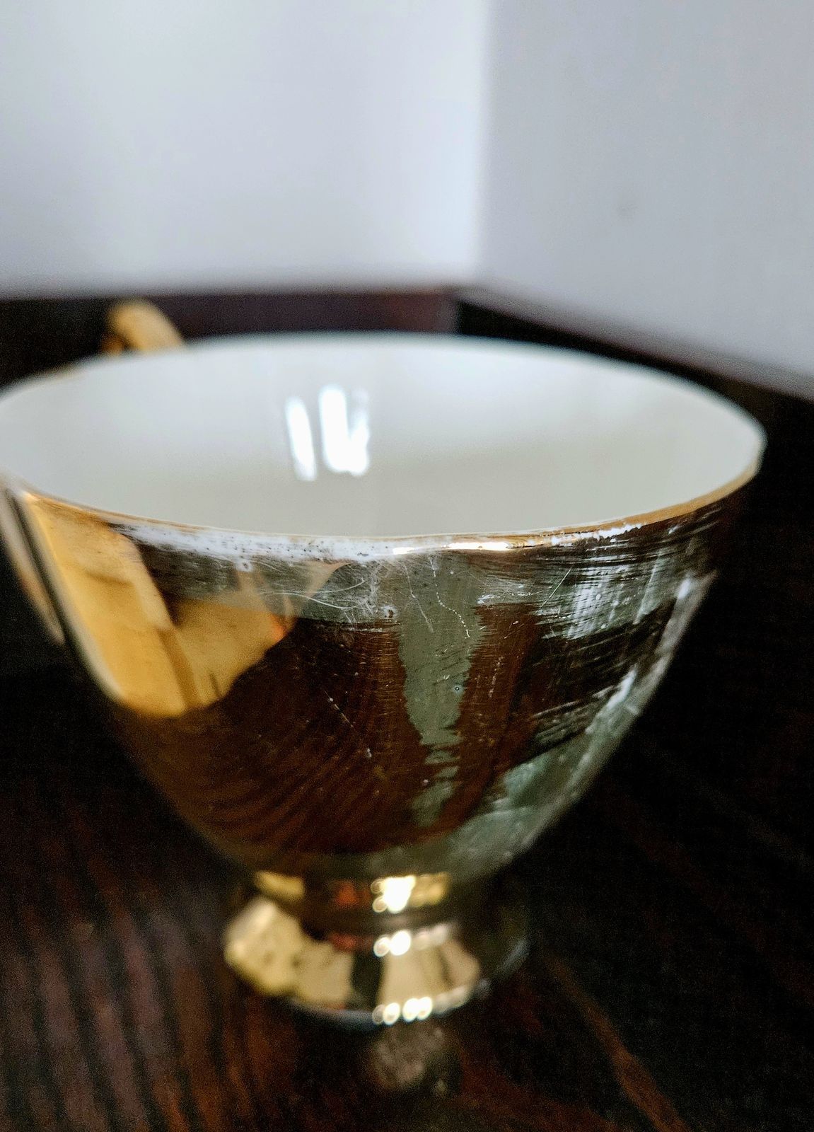 Rare 1950's Tea Set In 22 Kt Gold By Leonard St Pottery, Burslem, Staffordshire photo 289.0