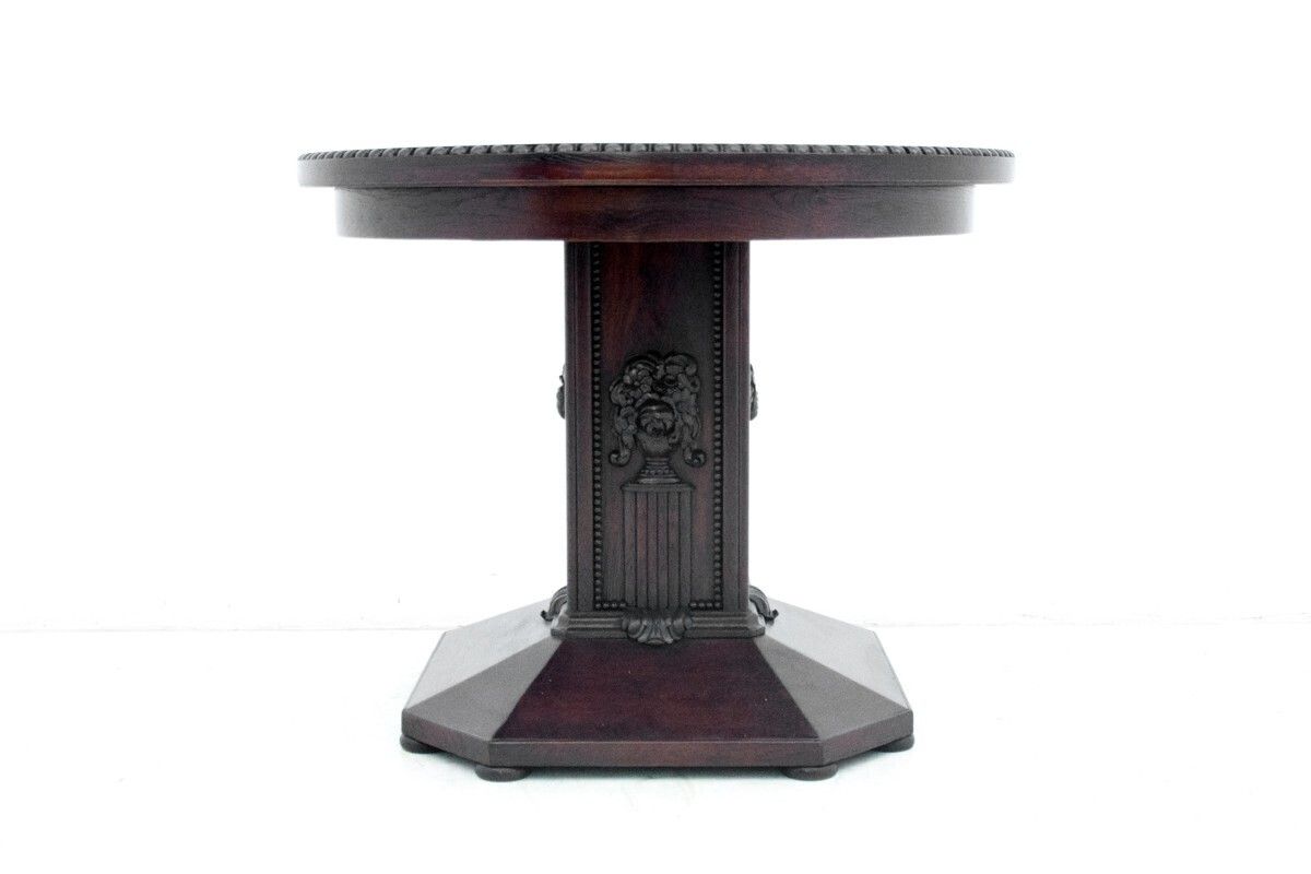 Antique Table + Chairs Set, Western Europe, Early 20th Century. photo Furniture