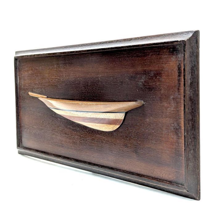 Half Hull Of A Wooden Boat photo for sale