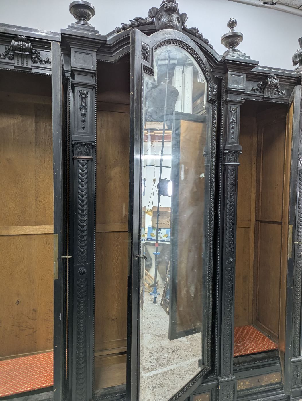 Napoleon III Armoire Decorated With Lacquer Panels And Japanese Inlays, Meiji Period photo 10268.0