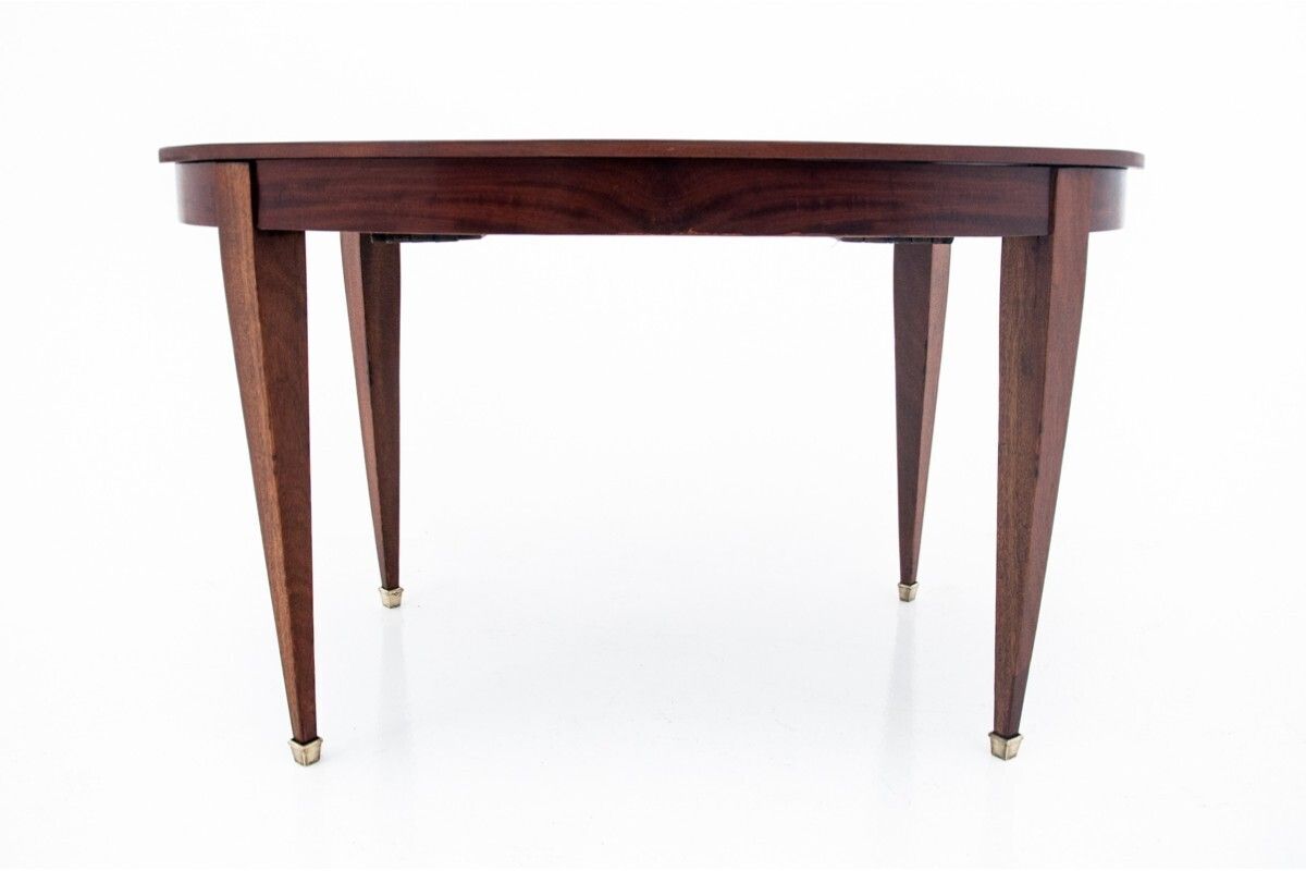 Oval Empire Table, France, Circa 1880. After Renovation. photo furniture