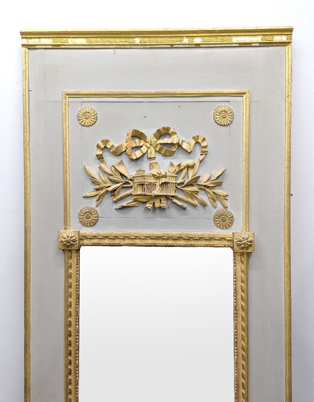 Lacquered And Gilded Wooden Trumeau Lxvi photo furniture