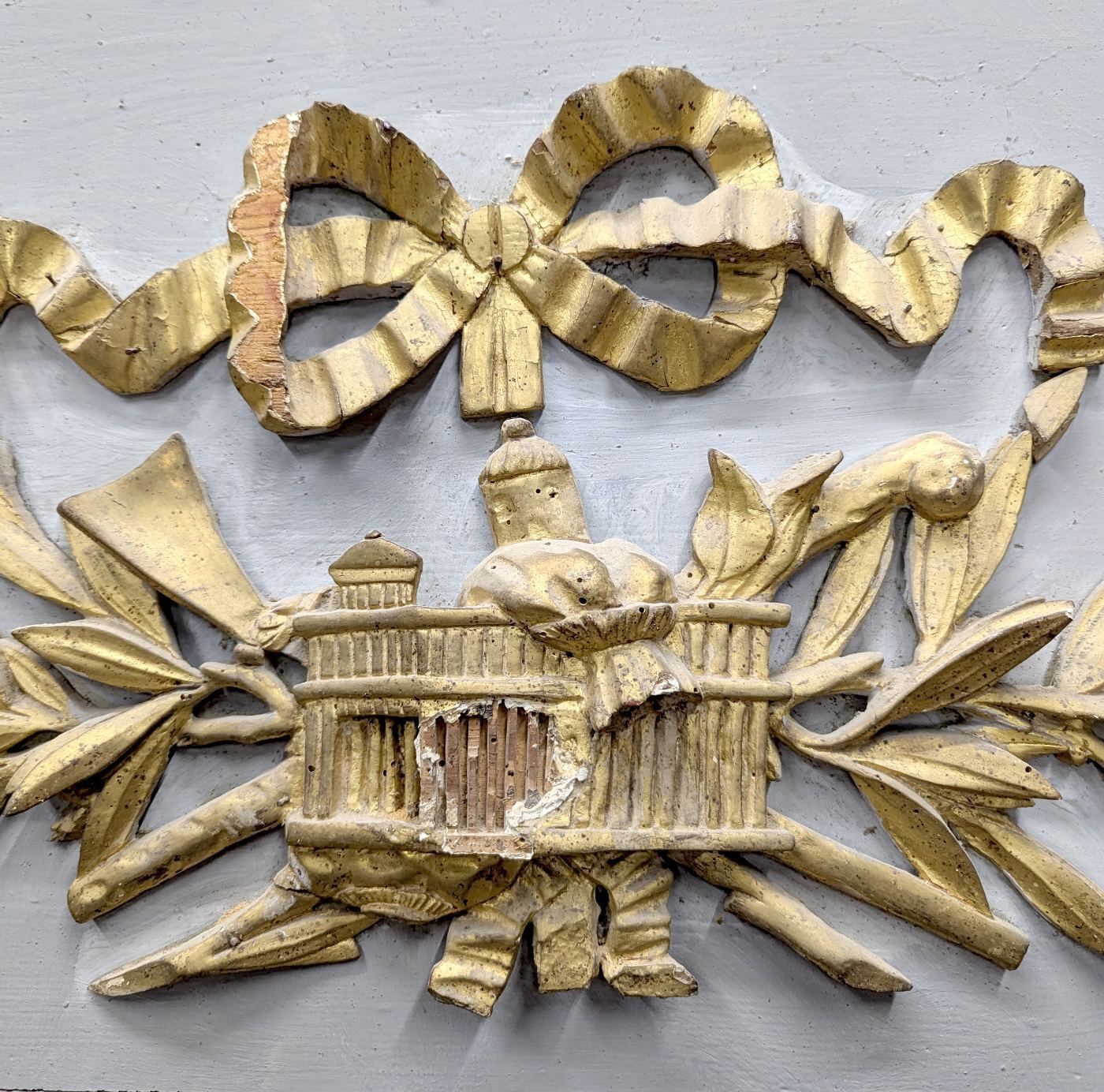 Lacquered And Gilded Wooden Trumeau Lxvi photo for sale