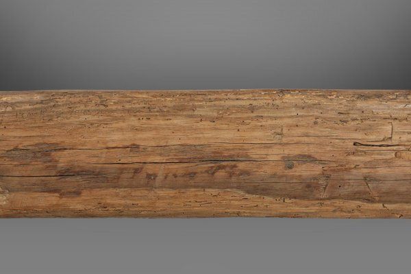 Rustic Tree Trunk Bench, 1850s photo vinterior