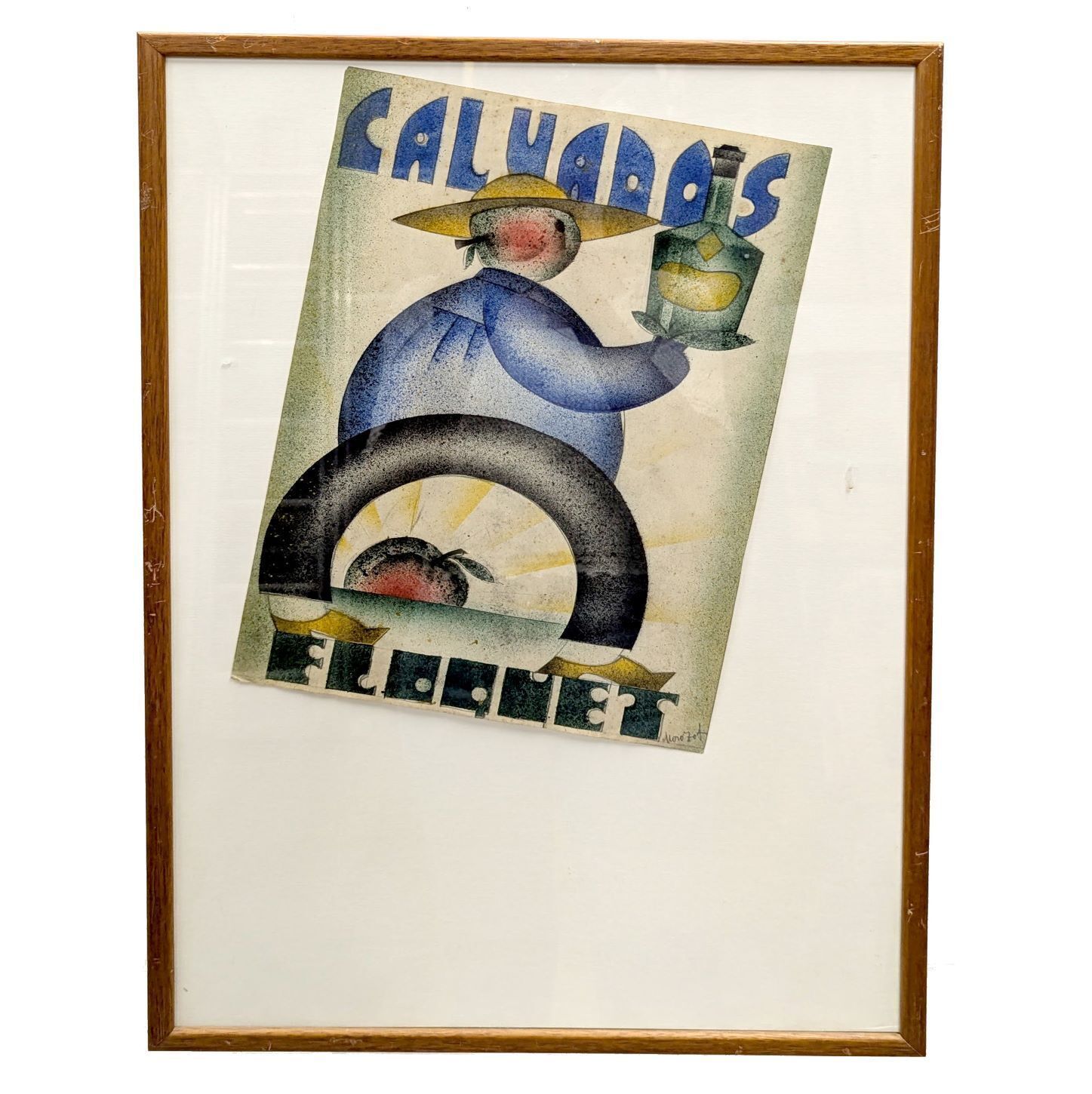 Original Gouache For A 1930s/1950s Poster Project By Moros photo for sale