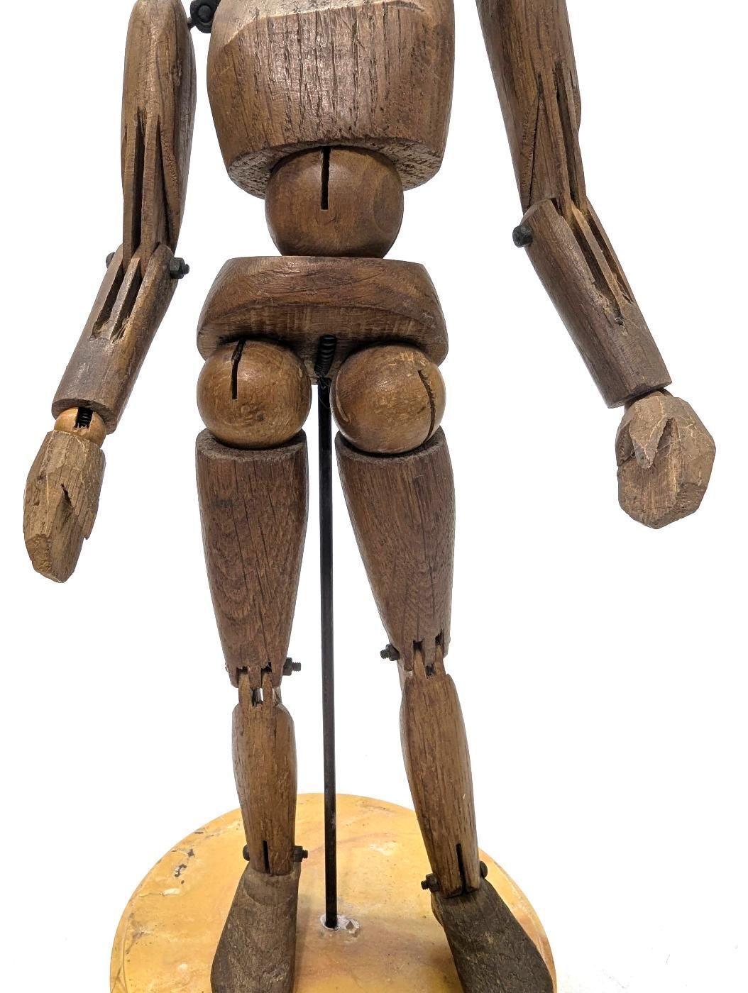 Old Articulated Painter's Model Mannequin photo 578.0