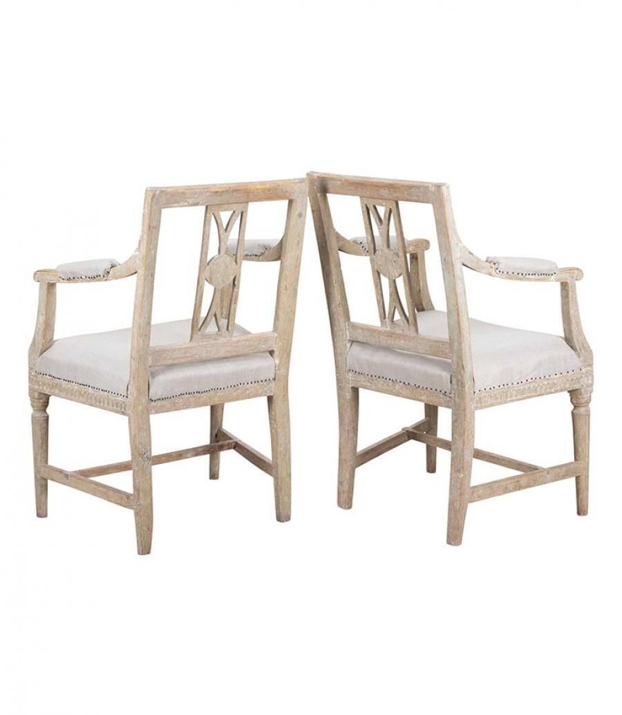 Pair Of Early 19th Century Swedish Lindome Chairs photo furniture