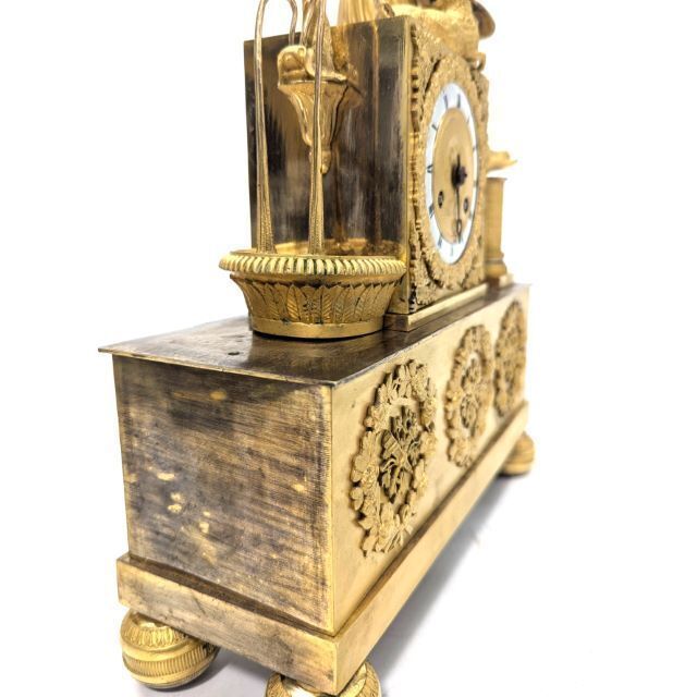 Empire Gilt Bronze Clock – Female Allegory – France, Circa 1810 photo Home Decor