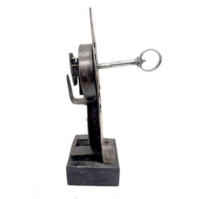 Antique Wrought Iron Lock From The 17th Century photo furniture