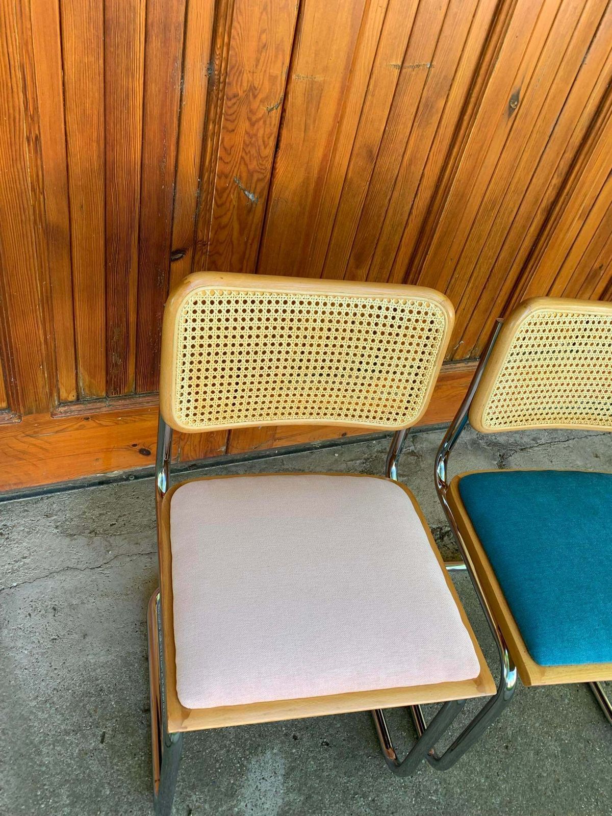 Mid Century Modern Italian Marcel Breuer B32 Cesca Chairs, 70s Set Of 2 photo Furniture