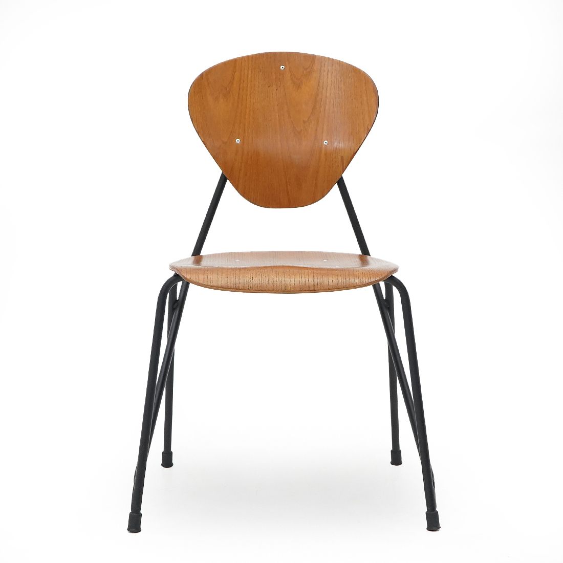 4 Chairs By Aurelio Villari For Isa Bergamo, 1950s photo vinterior