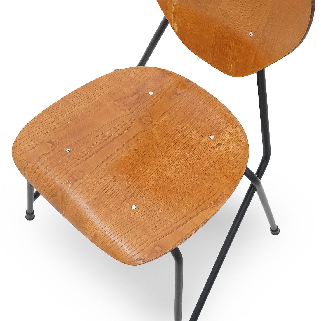 Furniture 4 Chairs By Aurelio Villari For Isa Bergamo, 1950s photo