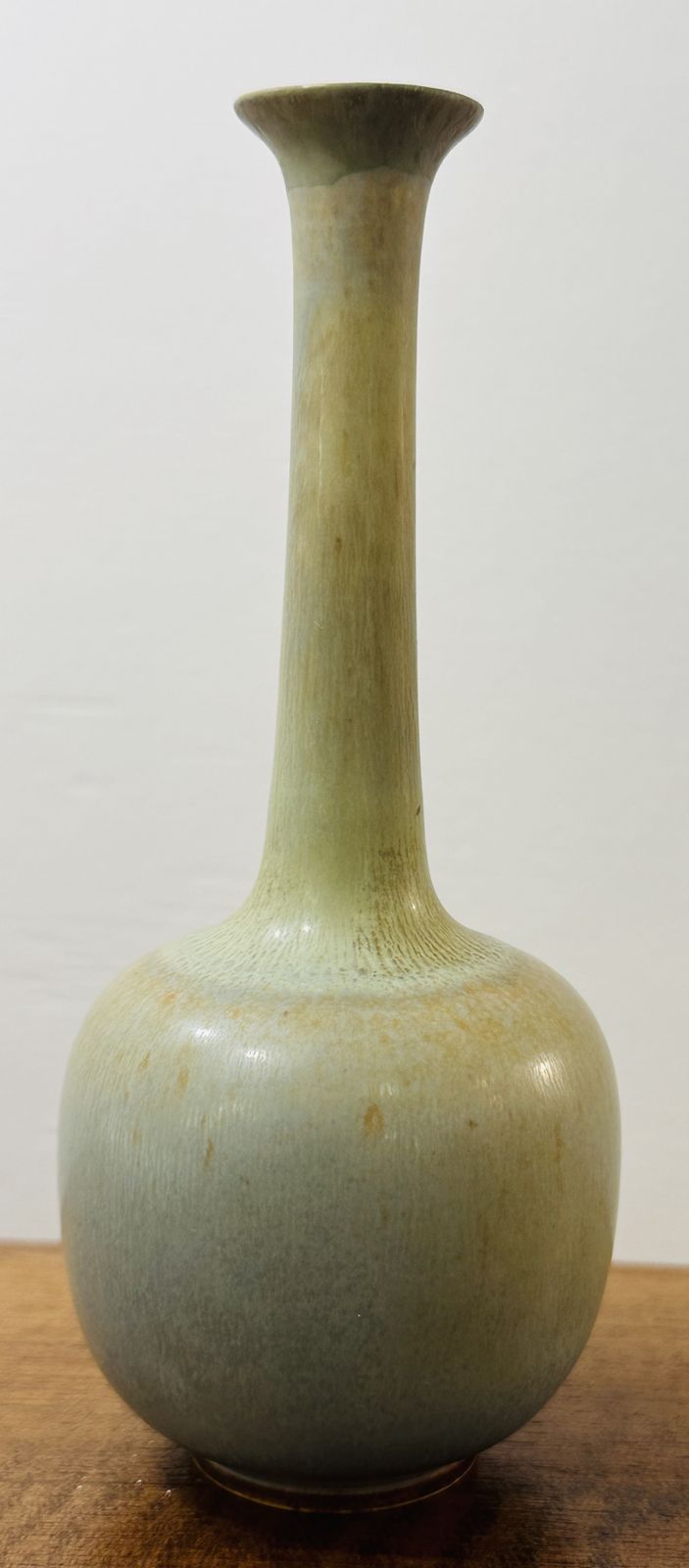 1952 Mid Century Modern Swedish Stoneware Vase By Berndt Friberg For Gustavsberg photo 105.0