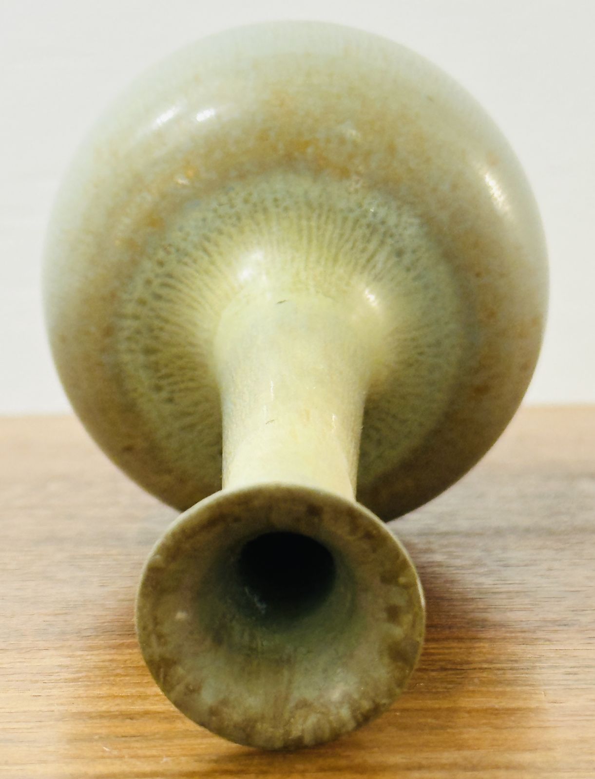 photo for sale 1952 Mid Century Modern Swedish Stoneware Vase By Berndt Friberg For Gustavsberg