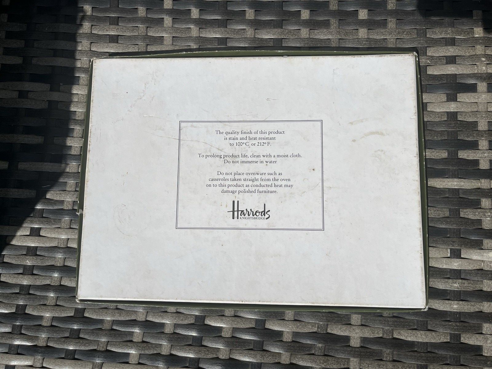 Set Of 3 Boxed Harrods Black & White Scotty Dog Westie Terrier Table Placemats photo 50.0