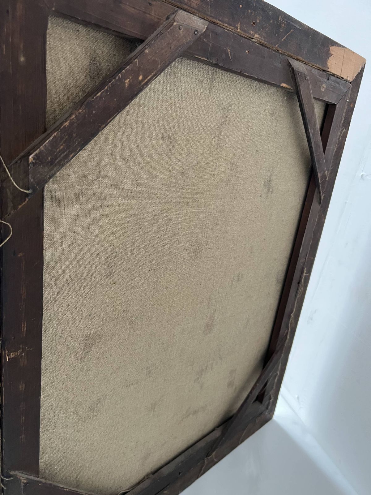 Oil On Canvas Depicting A Young Child, 19th Century photo furniture