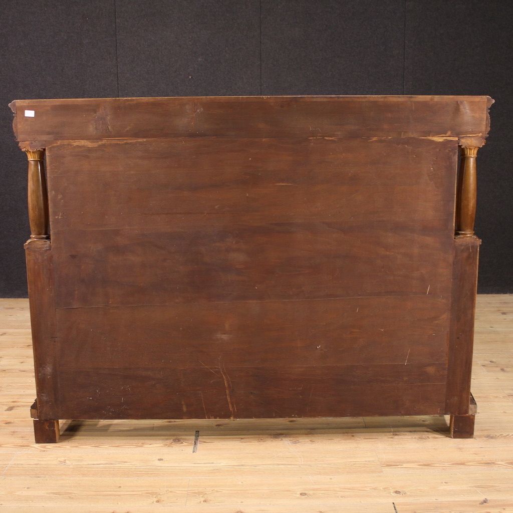 Furniture 20th Century Italian Double Bed photo