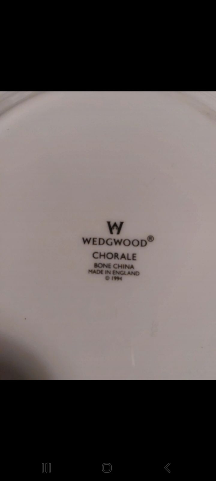 Wedgwood Chorale Plates, Early 20th Century photo Home Fixtures