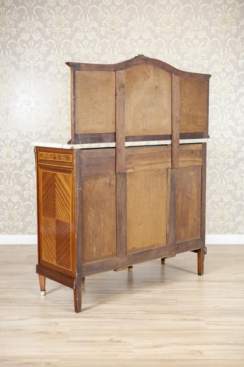 Stylish French Mahogany Buffet With Mirror, Late 19th Century photo vinterior