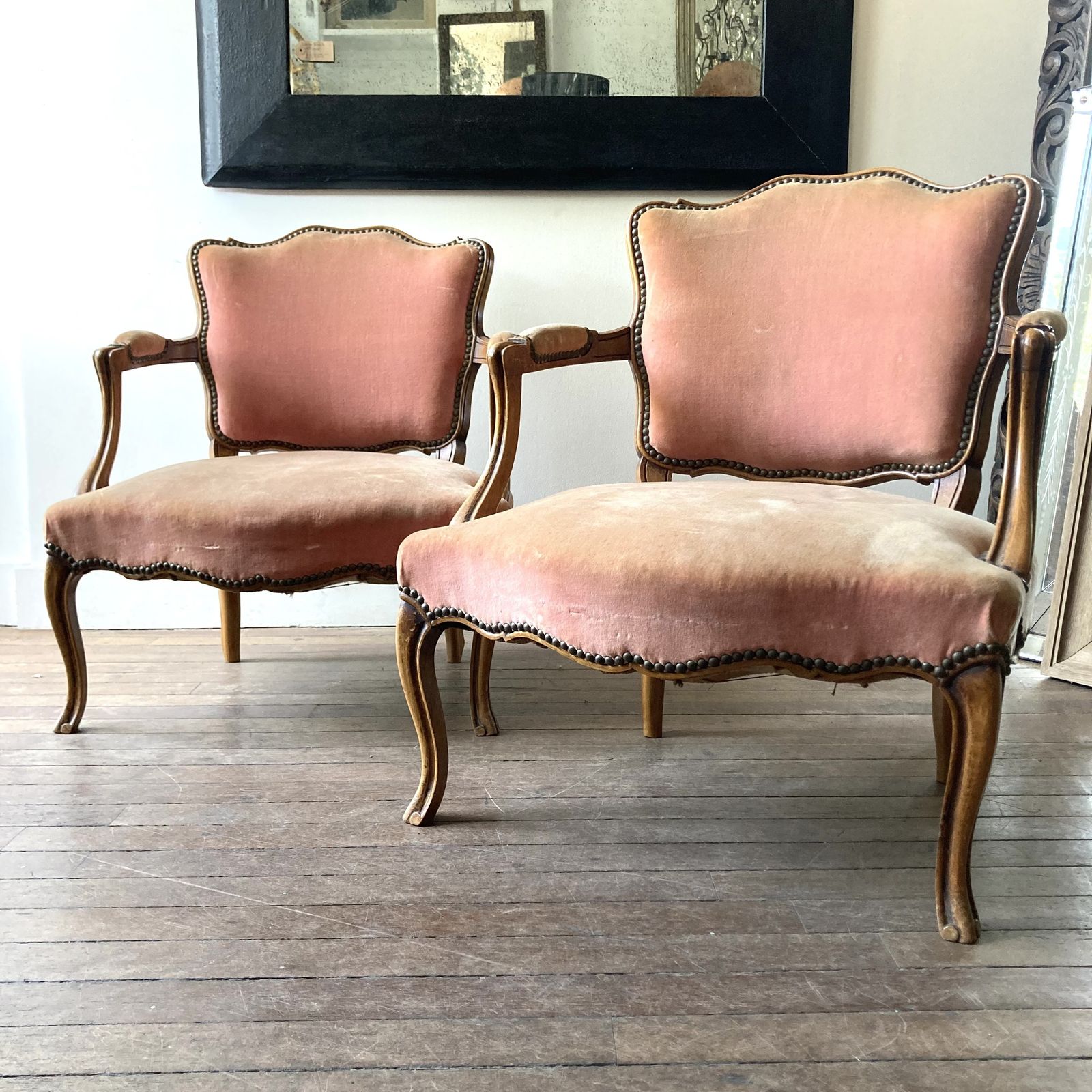Pair Of French Open Armchairs, 1920s photo 1250.0