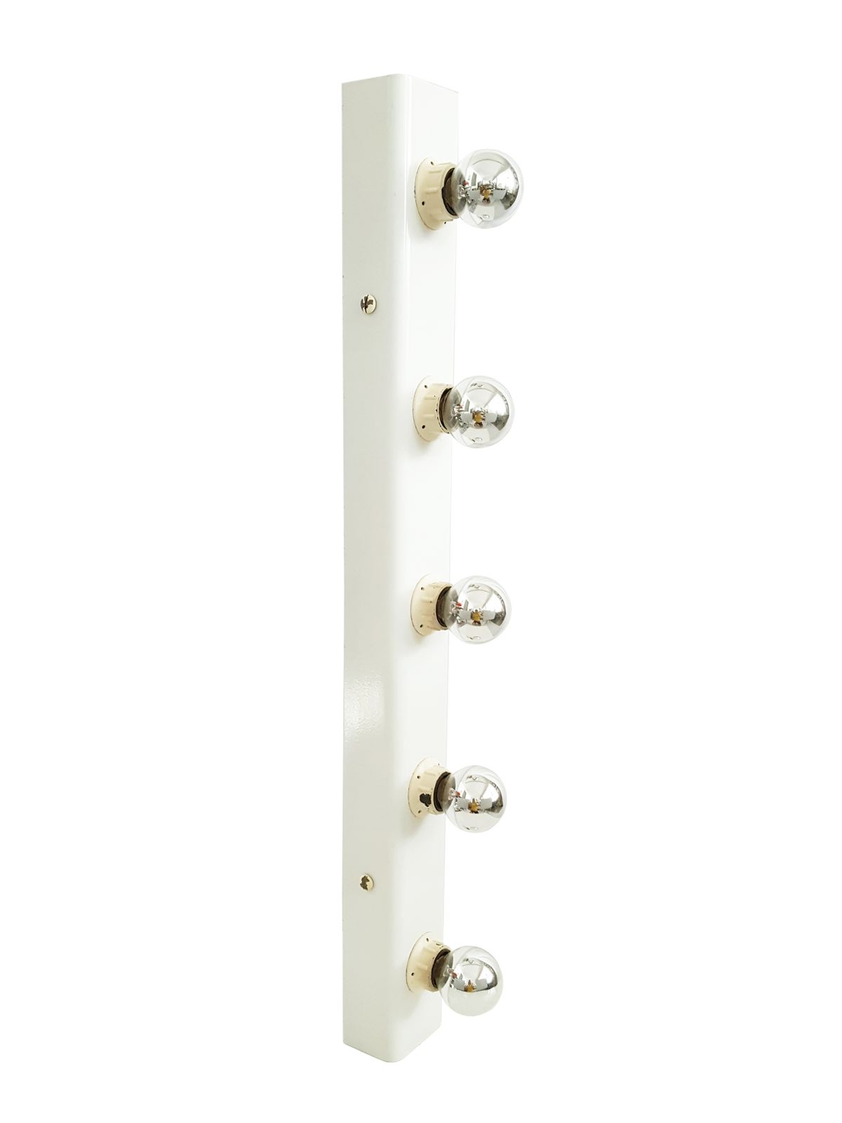 White Metal Model 50 Wall Lamp By Gino Sarfatti For Arteluce, 1968