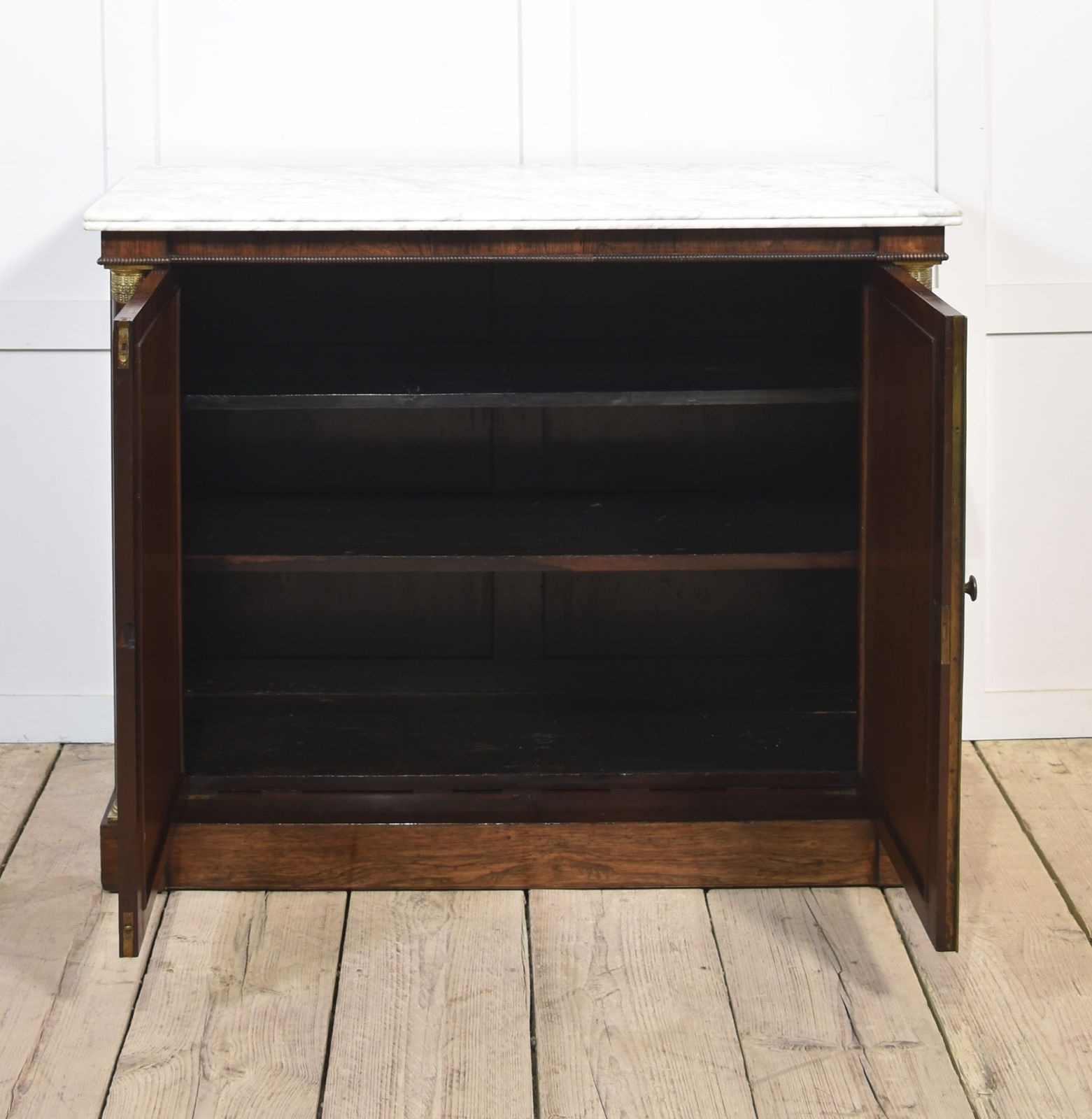1710.0 19th Century Rosewood Two Door Cabinet photo