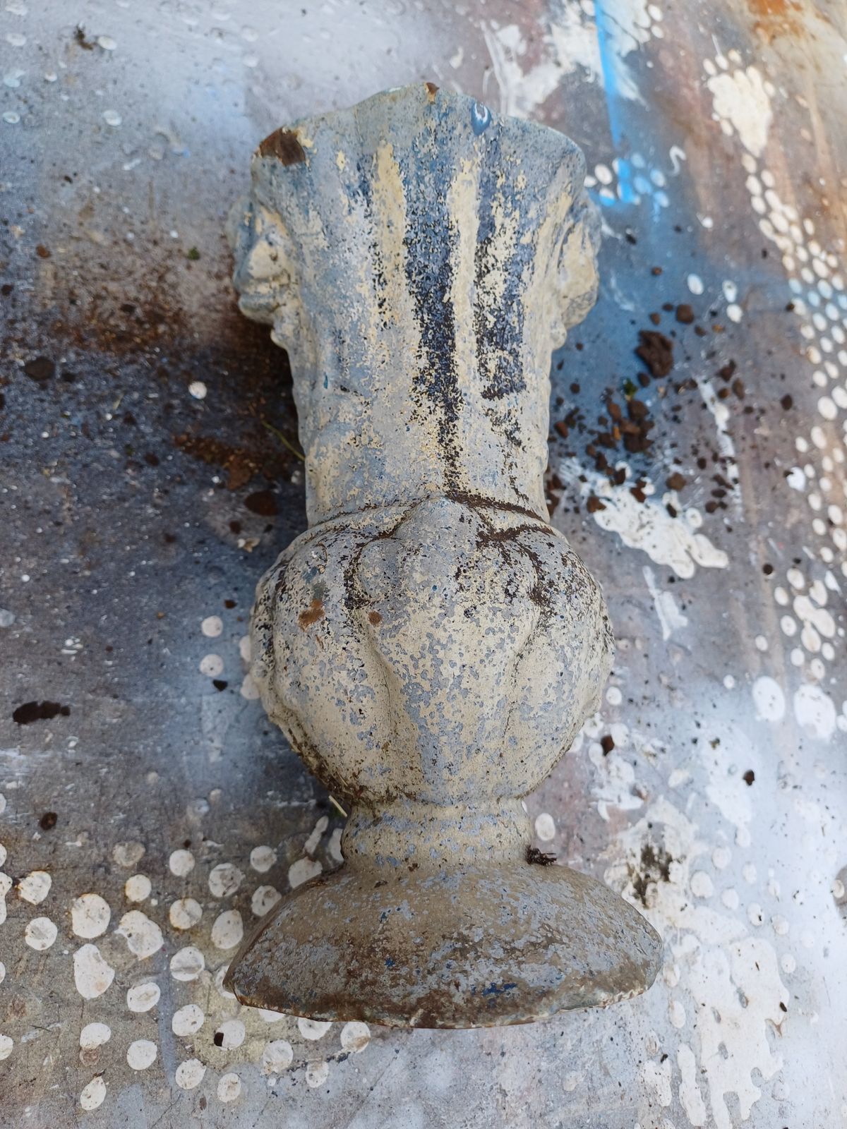 Pair Of Cast Iron Vases 1900 From Charleville Mézières photo 63.0