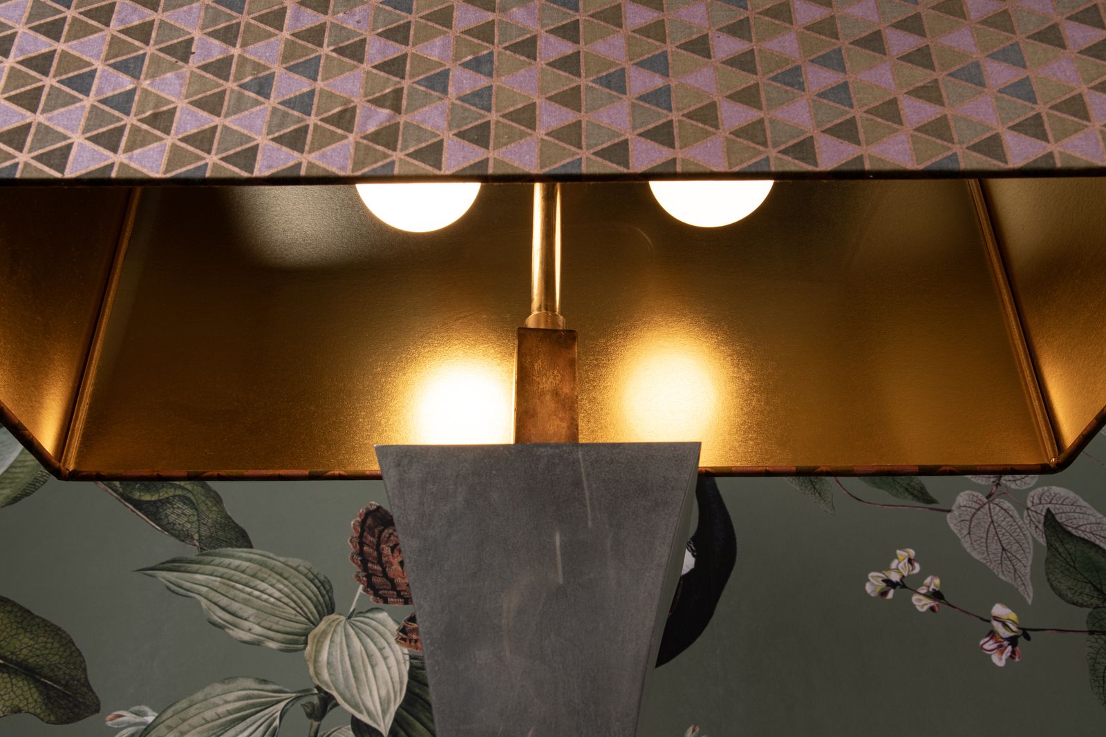 Vintage ‘High Society’ Pyramid Table Lamp By Herda, C.1970s photo for sale